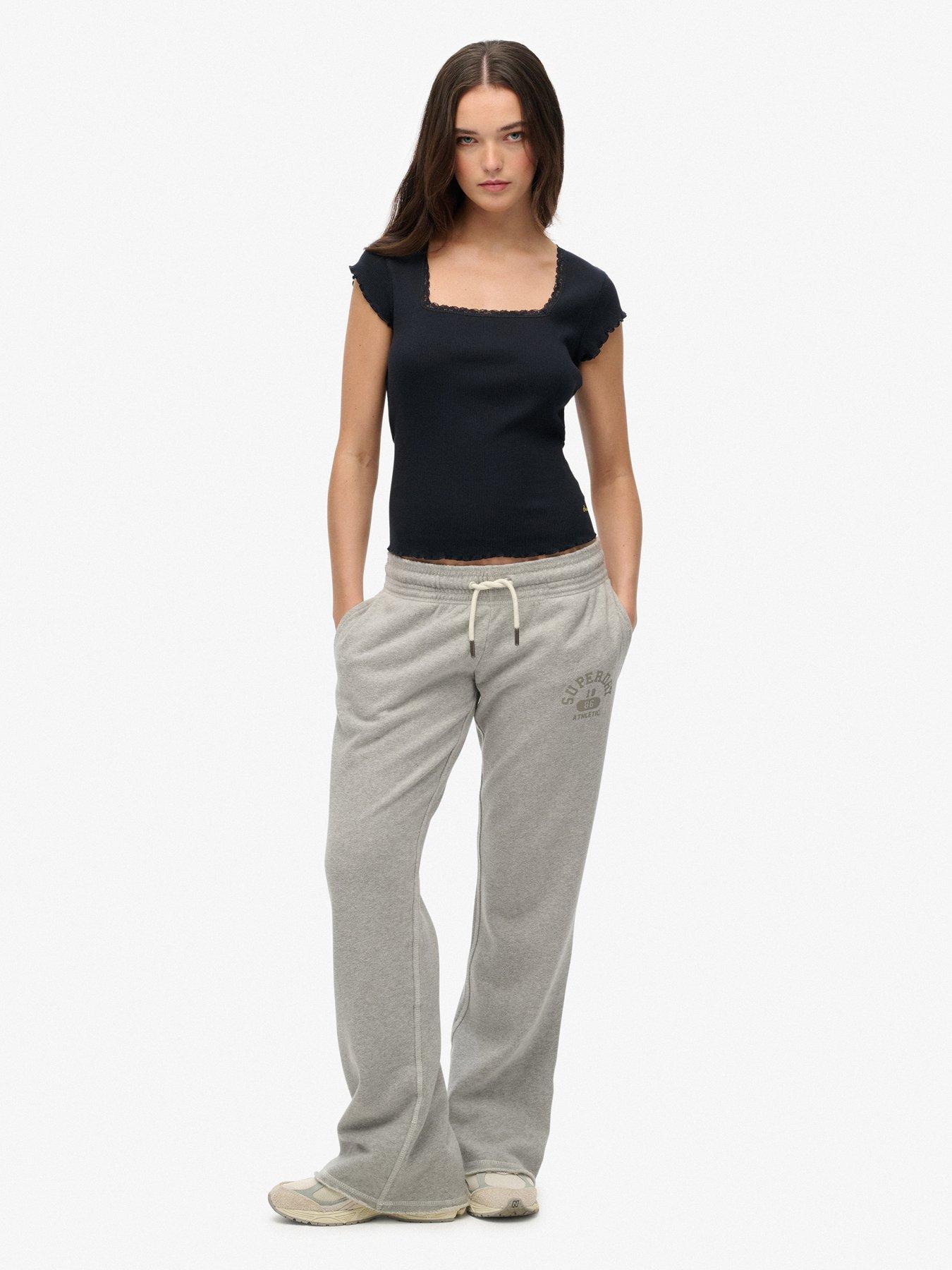 Image 3 of 7 of Superdry Athletic Print Flare Jogger
