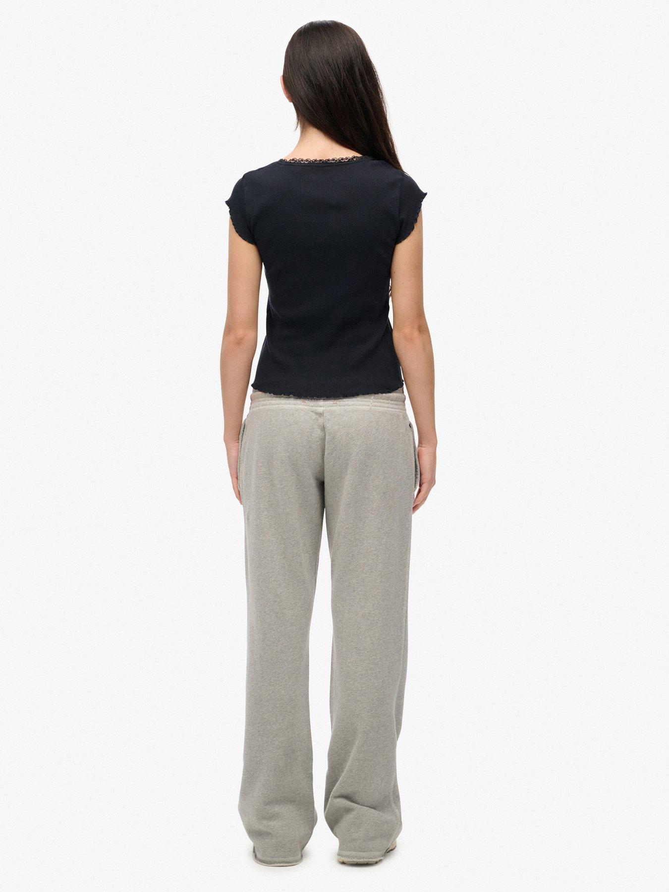 Image 4 of 7 of Superdry Athletic Print Flare Jogger