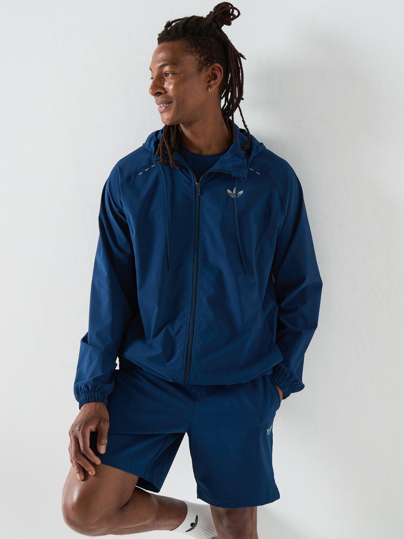 adidas Originals Mens Tech Essentials Full Zip Track Top - Blue