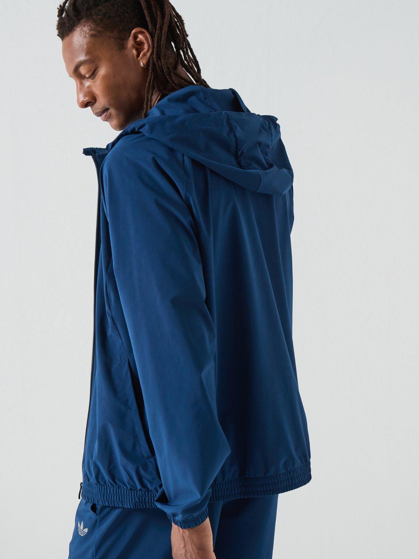 Image 2 of 6 of adidas Originals Mens Tech Essentials Full Zip Track Top - Blue
