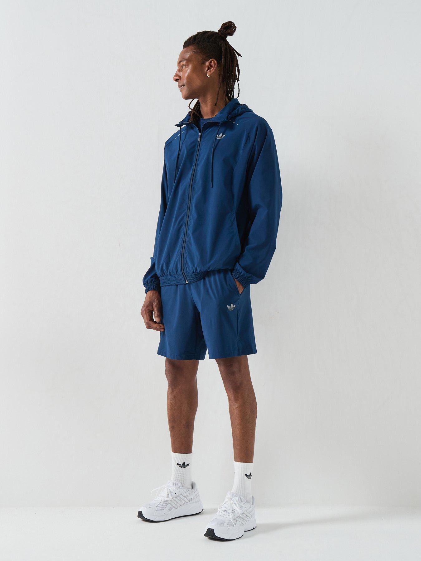 Image 3 of 6 of adidas Originals Mens Tech Essentials Full Zip Track Top - Blue