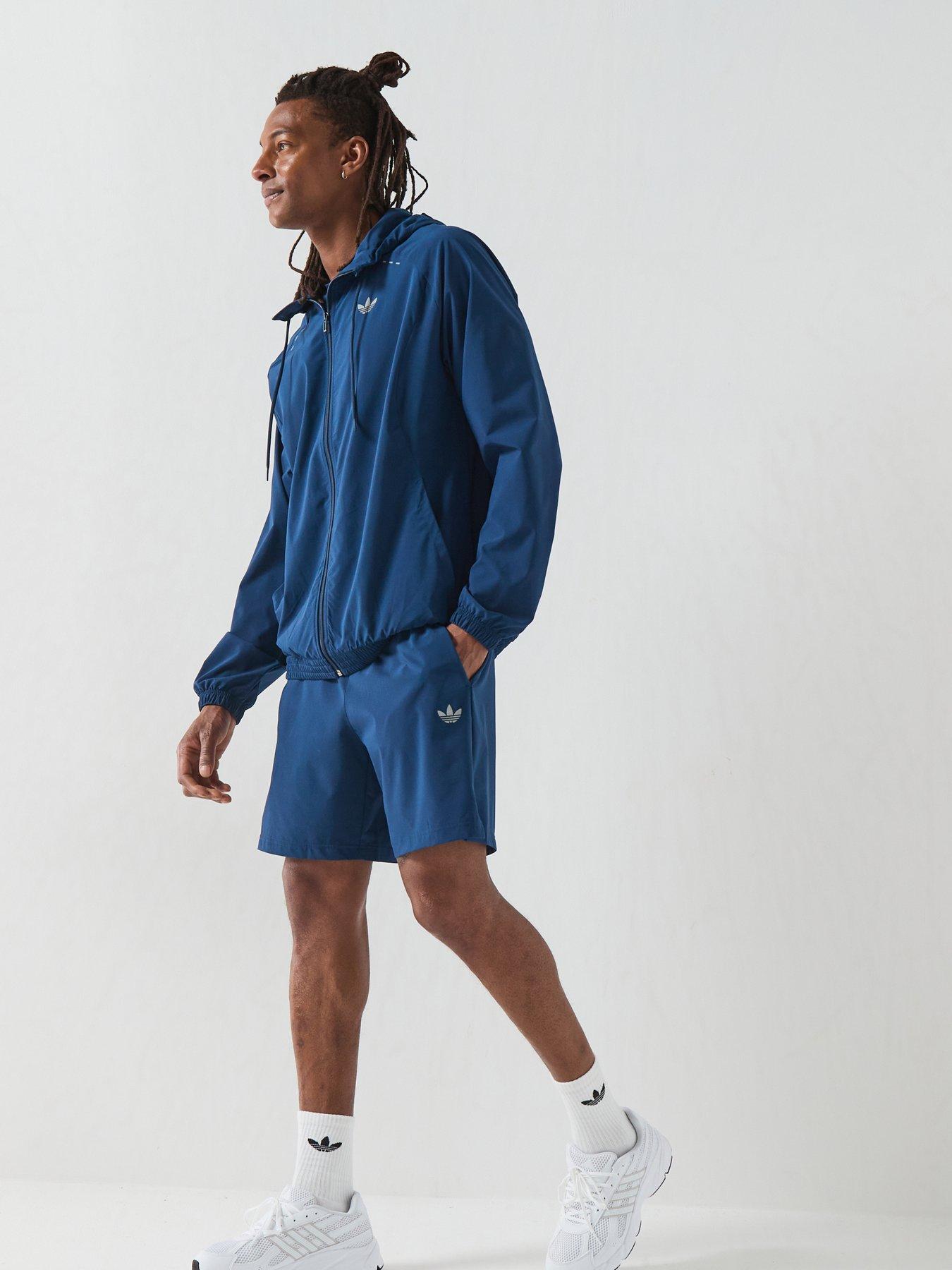 Image 6 of 6 of adidas Originals Mens Tech Essentials Full Zip Track Top - Blue