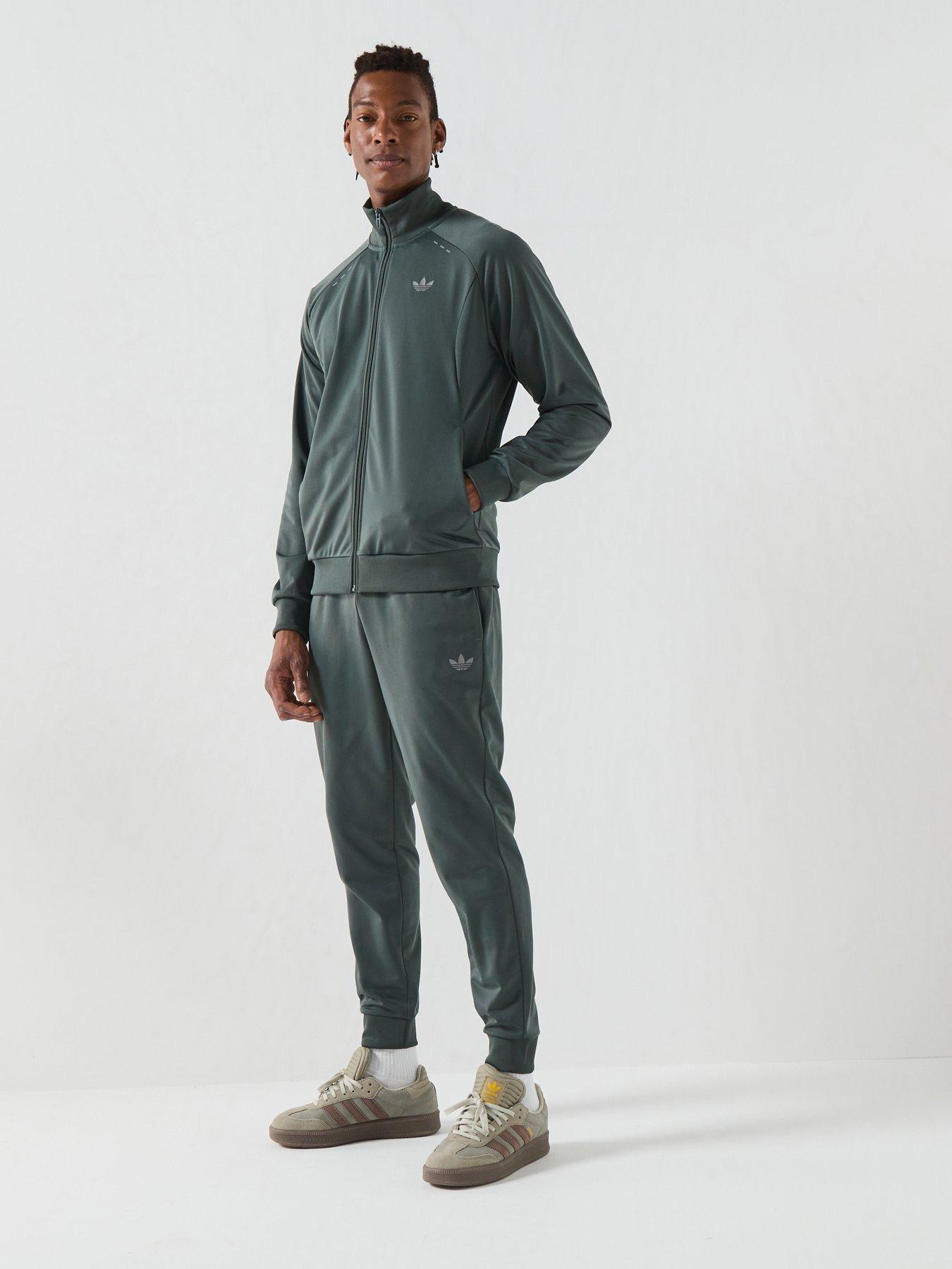Image 1 of 6 of adidas Originals Mens Tech Essentials Tracksuit - Grey