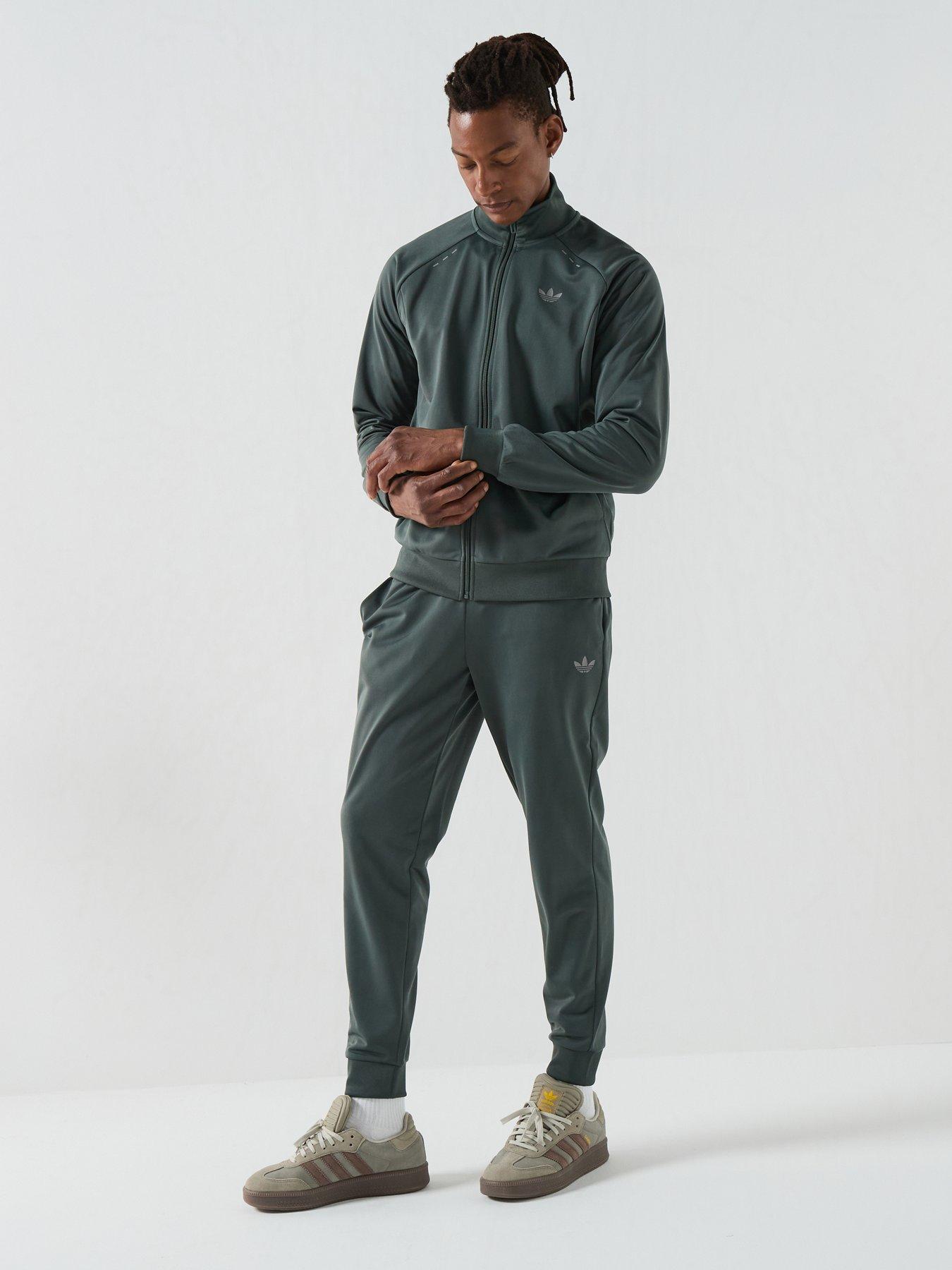 Image 3 of 6 of adidas Originals Mens Tech Essentials Tracksuit - Grey
