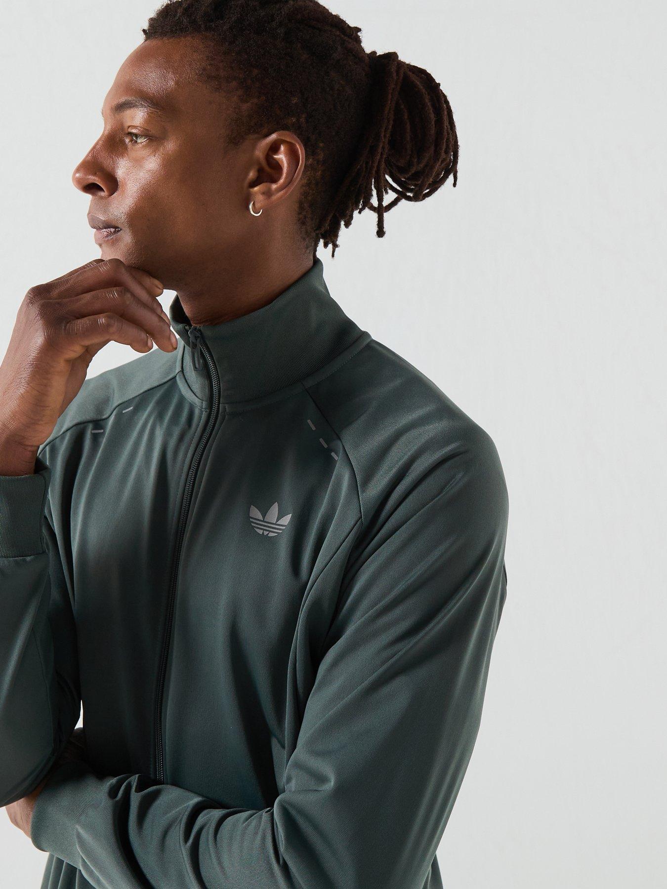 Image 5 of 6 of adidas Originals Mens Tech Essentials Tracksuit - Grey