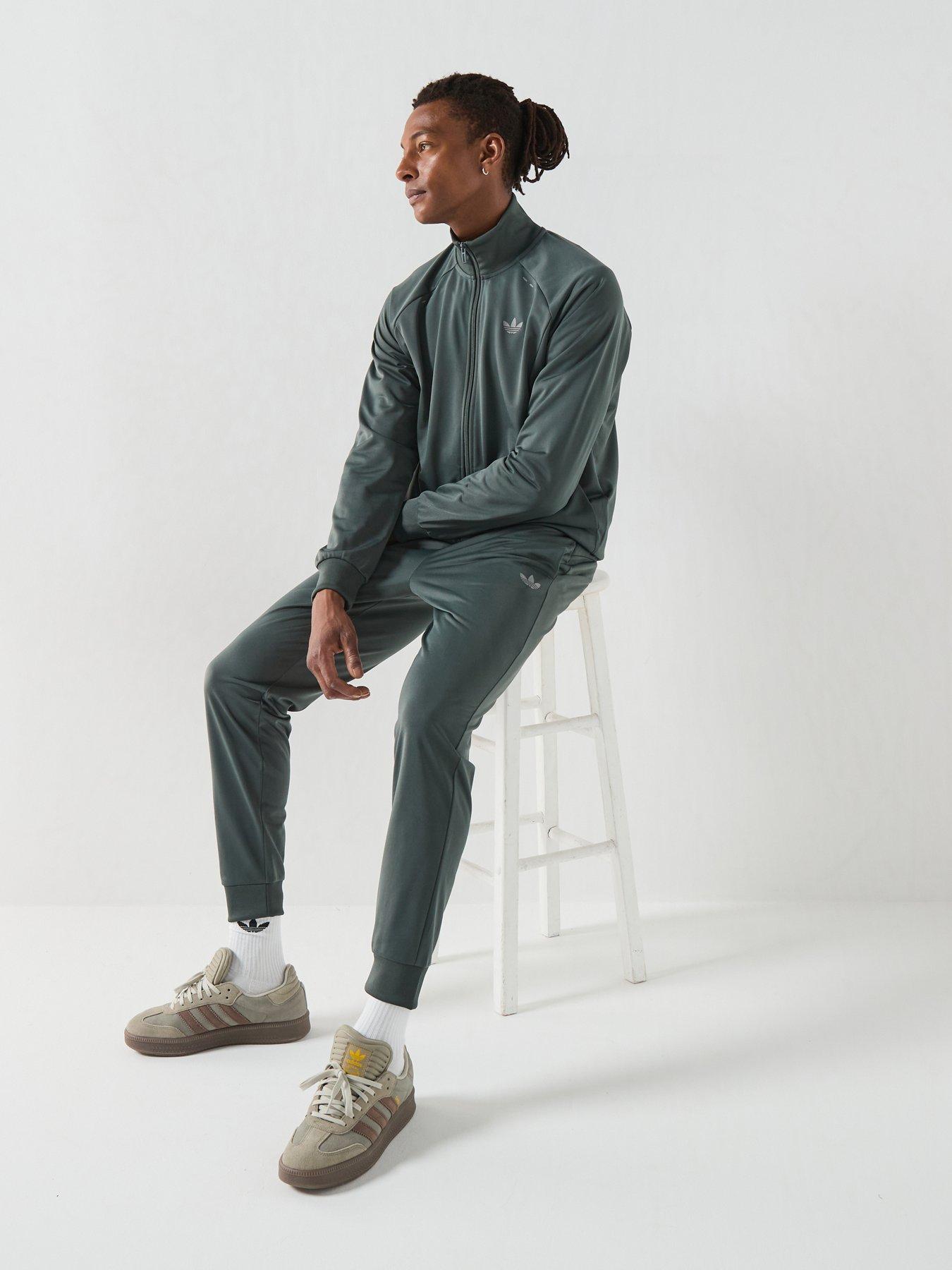 Image 6 of 6 of adidas Originals Mens Tech Essentials Tracksuit - Grey