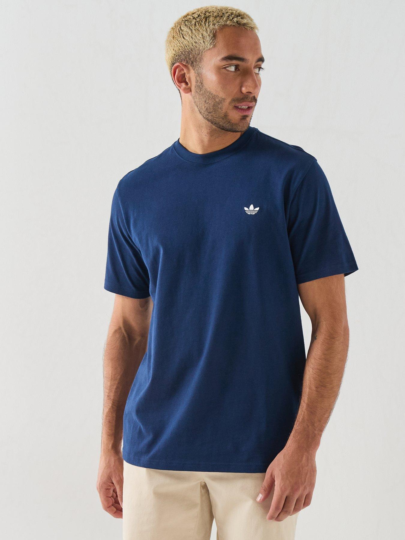 adidas Originals Mens Essentials Regular Tee - Blue