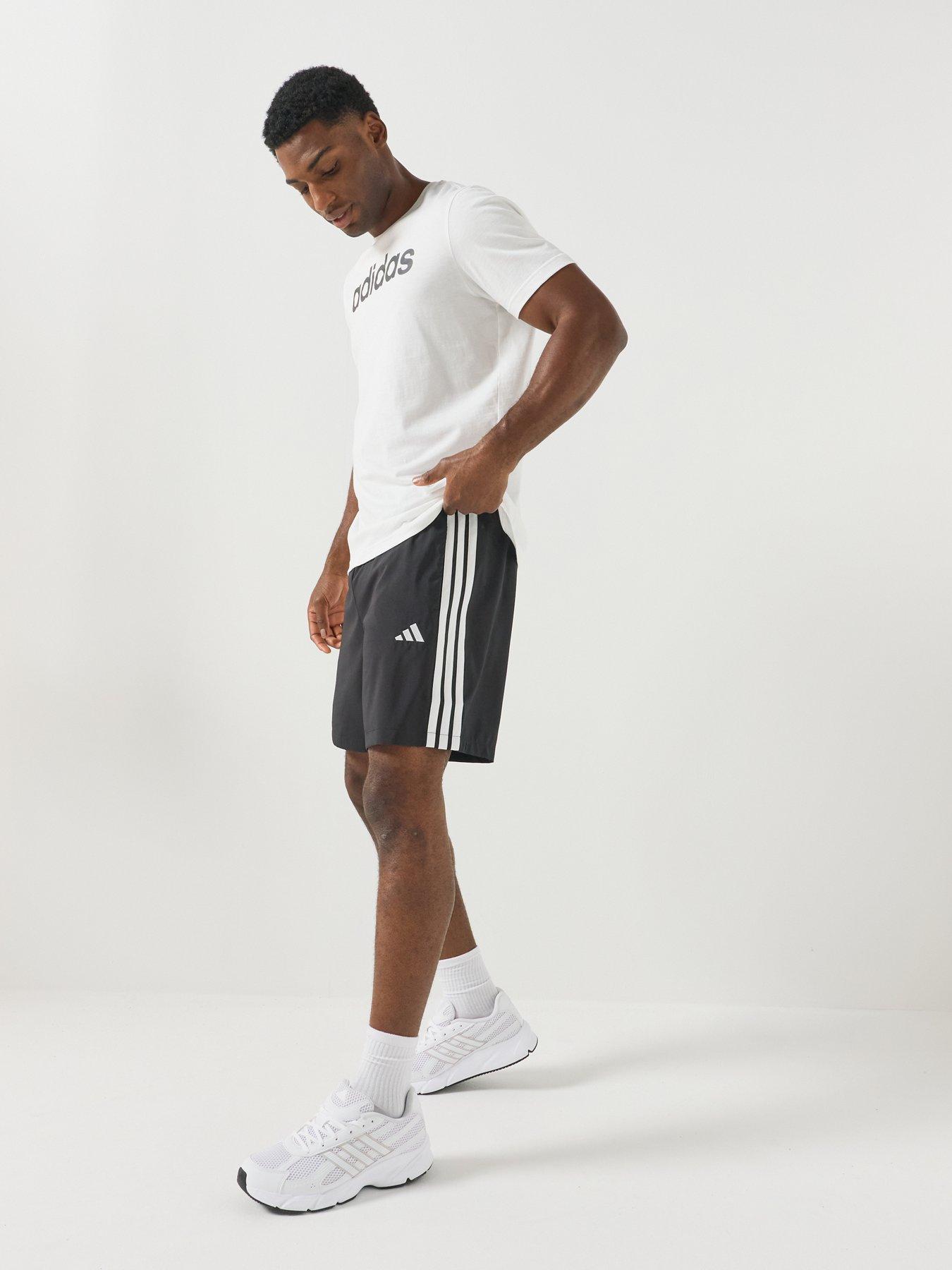 Image 4 of 6 of adidas Sportswear Essentials 3-Stripes Chelsea Shorts - Black
