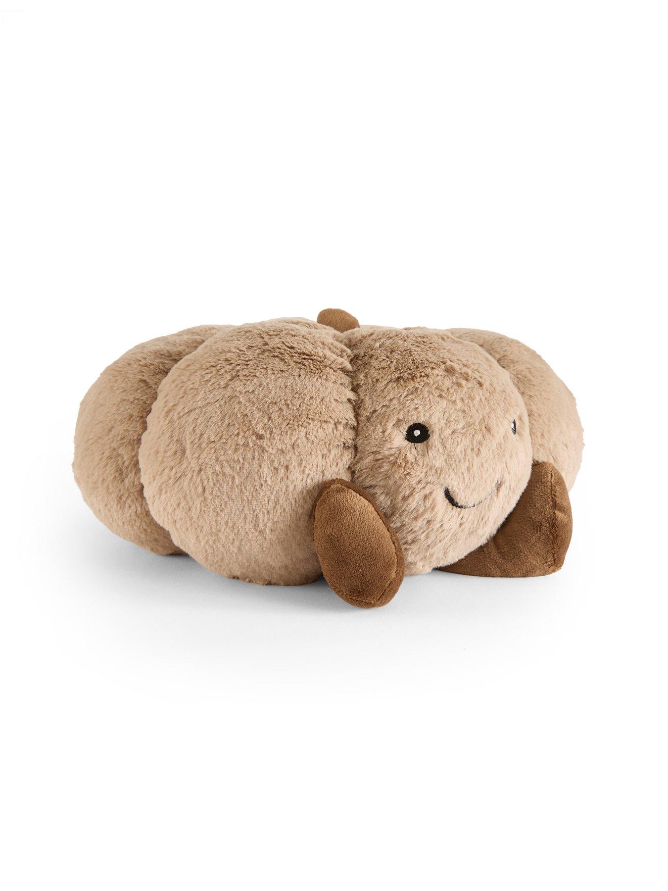 Image 4 of 7 of Smart Autumn Pumpkin Plush Autumn Decoration - Taupe
