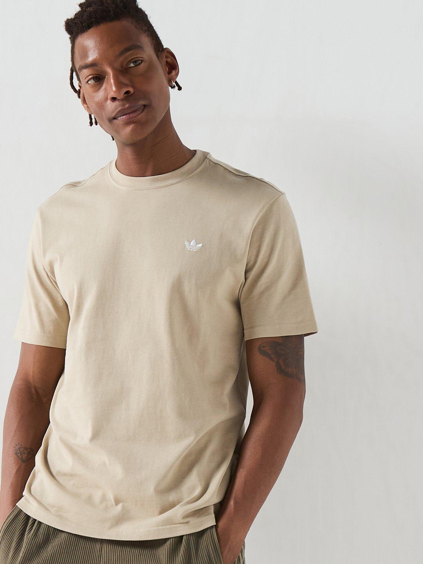 Image 1 of 5 of adidas Originals Mens Essentials Regular Tee - Beige