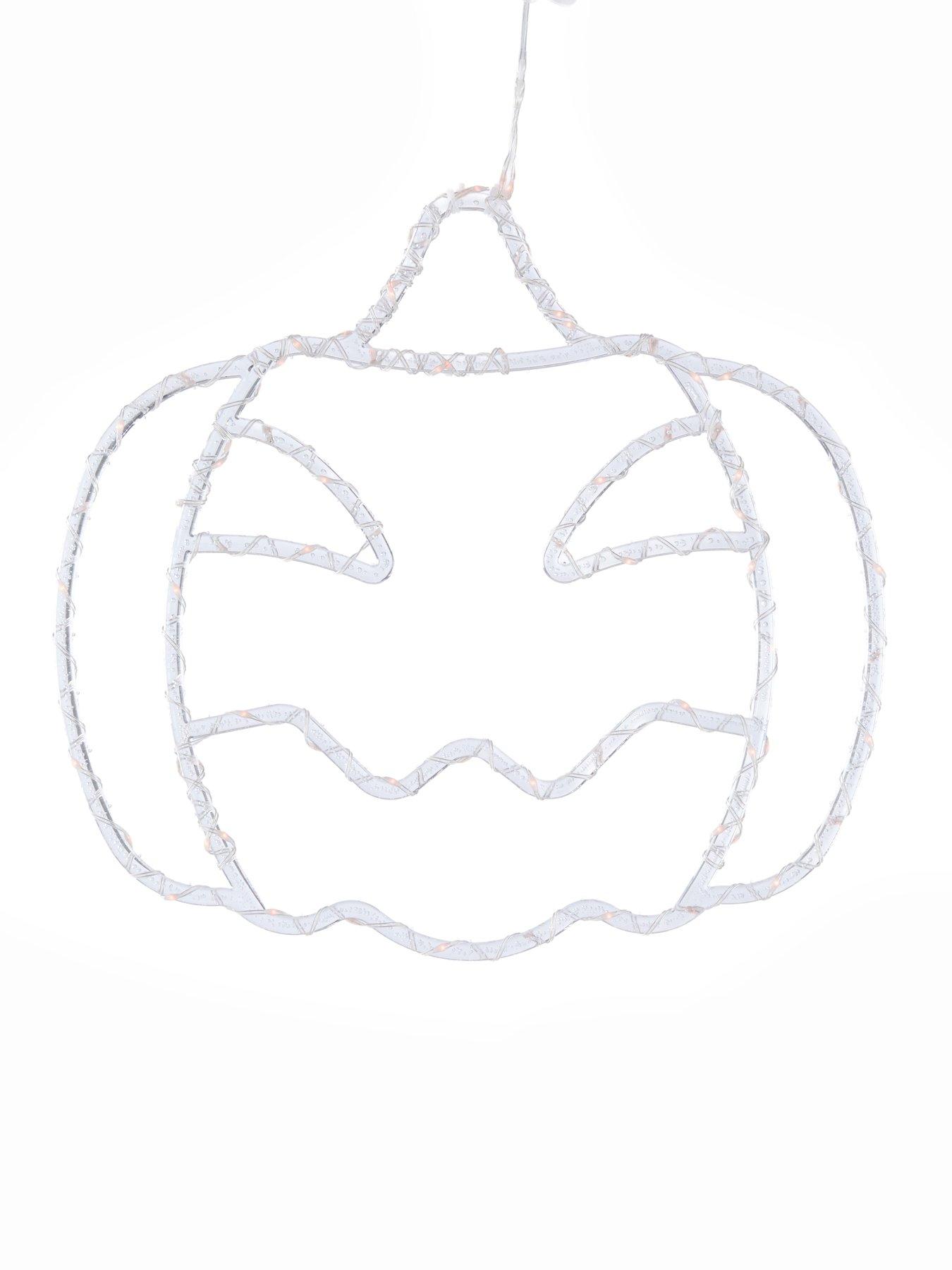 Image 2 of 7 of Smart Halloween In Lit Jack O Lantern Wall Light