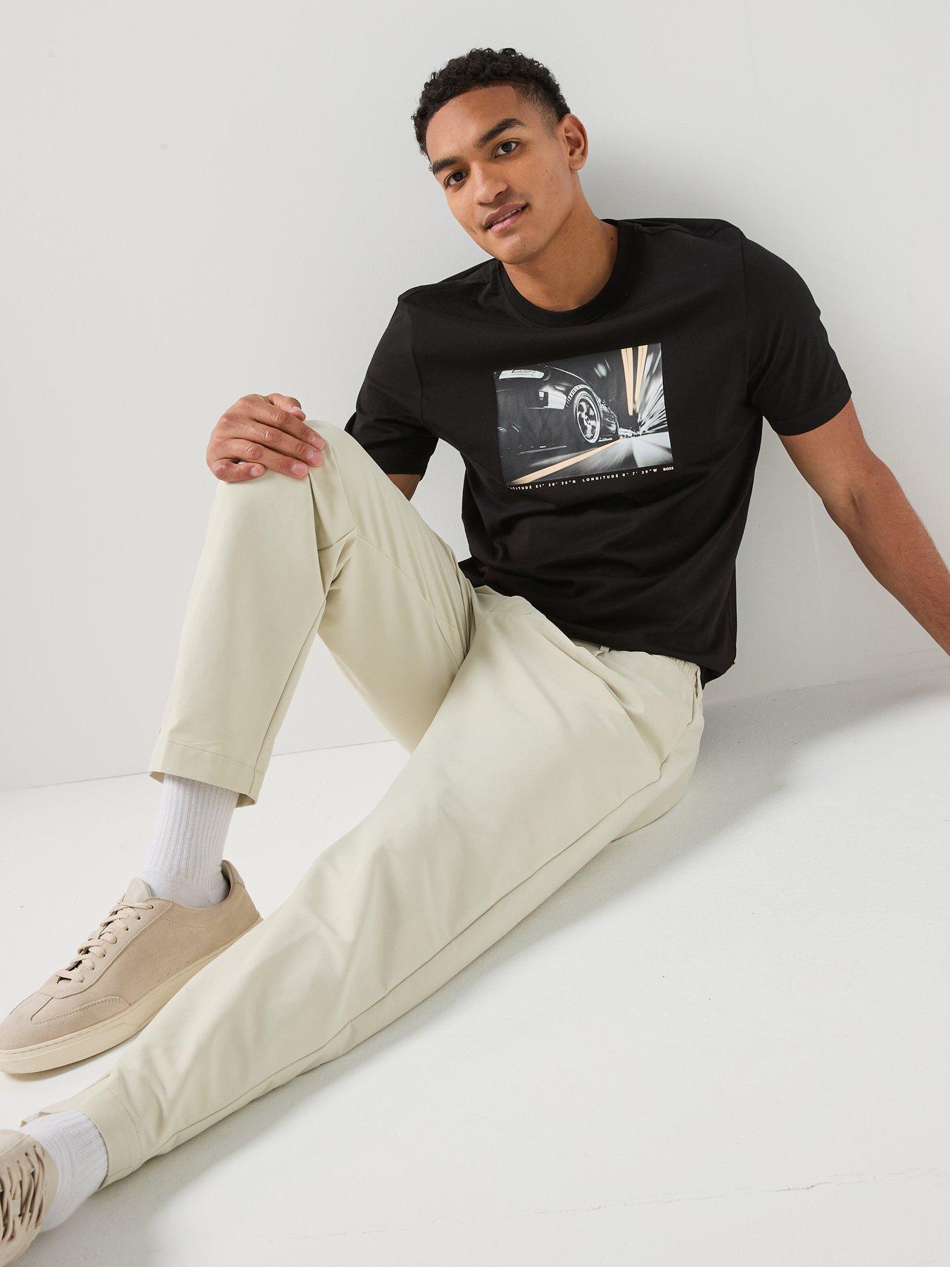 Image 5 of 6 of BOSS Te_Motors Car Graphic T-Shirt - Black