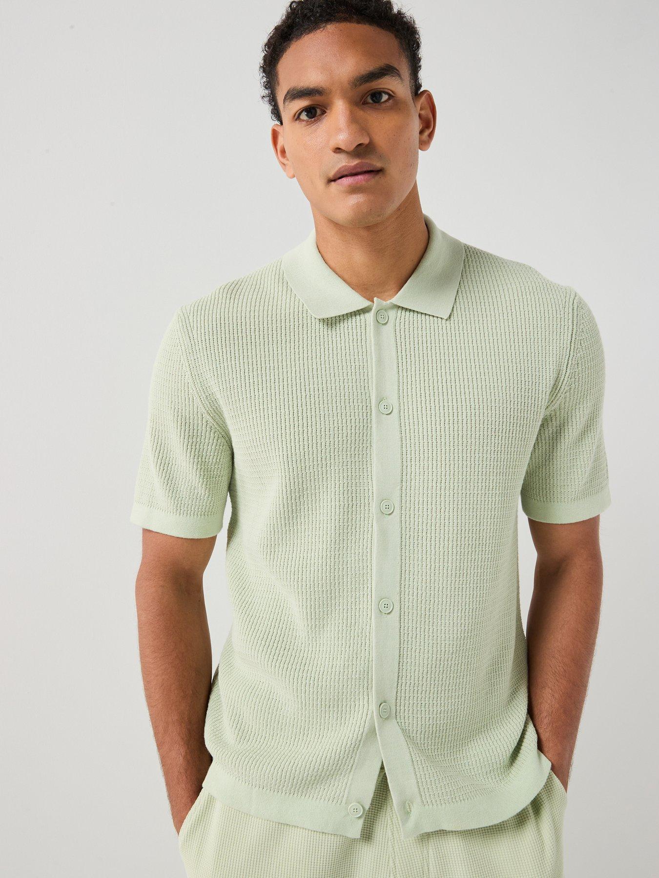 Image 1 of 6 of BOSS Relaxed Jumpers - Light Green