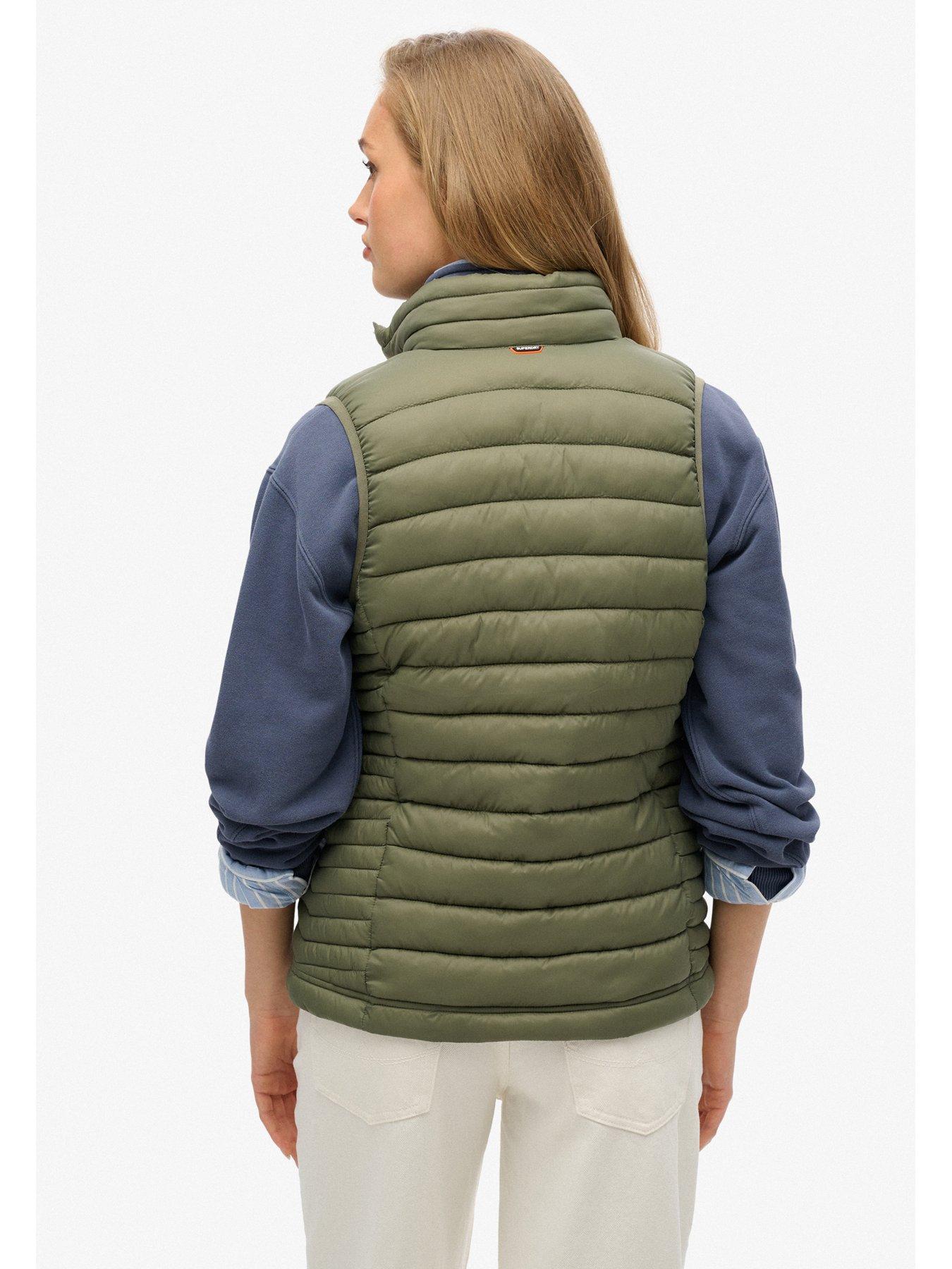 Image 2 of 6 of Superdry Fuji Lite Padded Gilet - Green