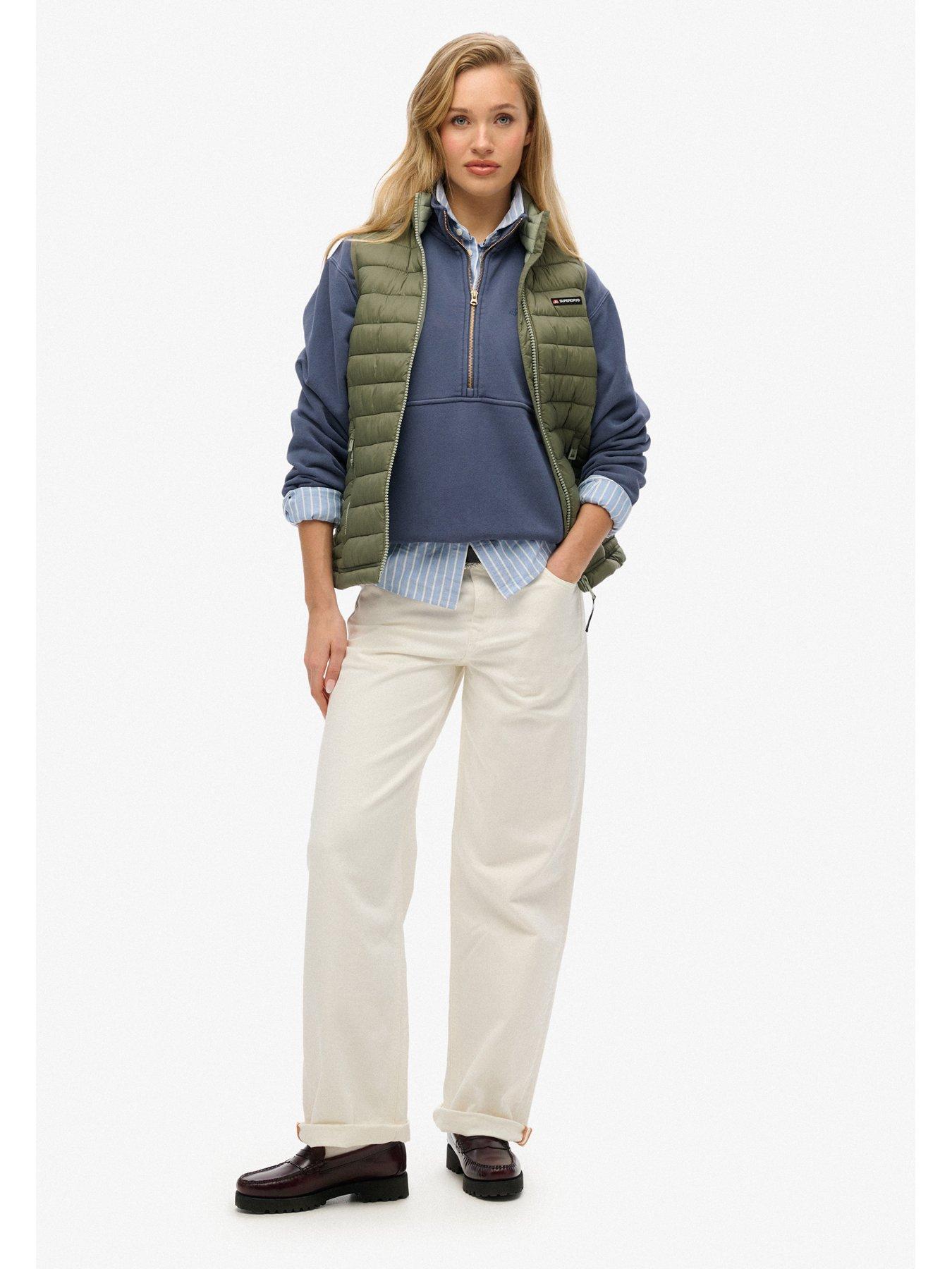 Image 3 of 6 of Superdry Fuji Lite Padded Gilet - Green
