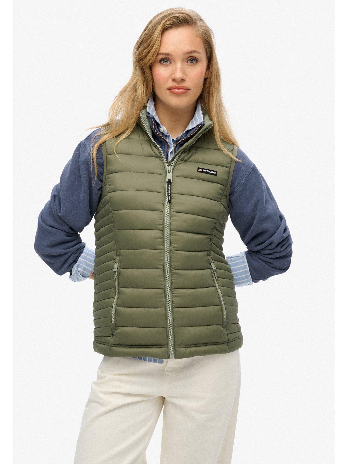 Image 5 of 6 of Superdry Fuji Lite Padded Gilet - Green