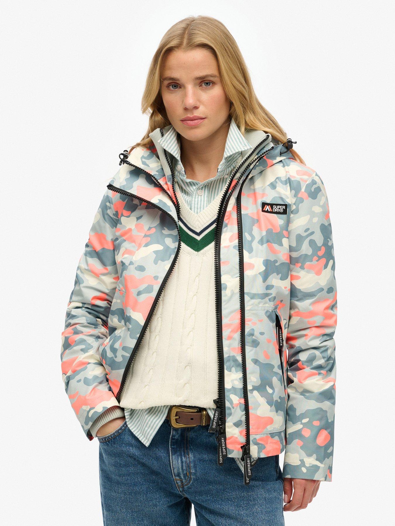 Superdry Hooded Mountain Windbreaker Jacket - Purple