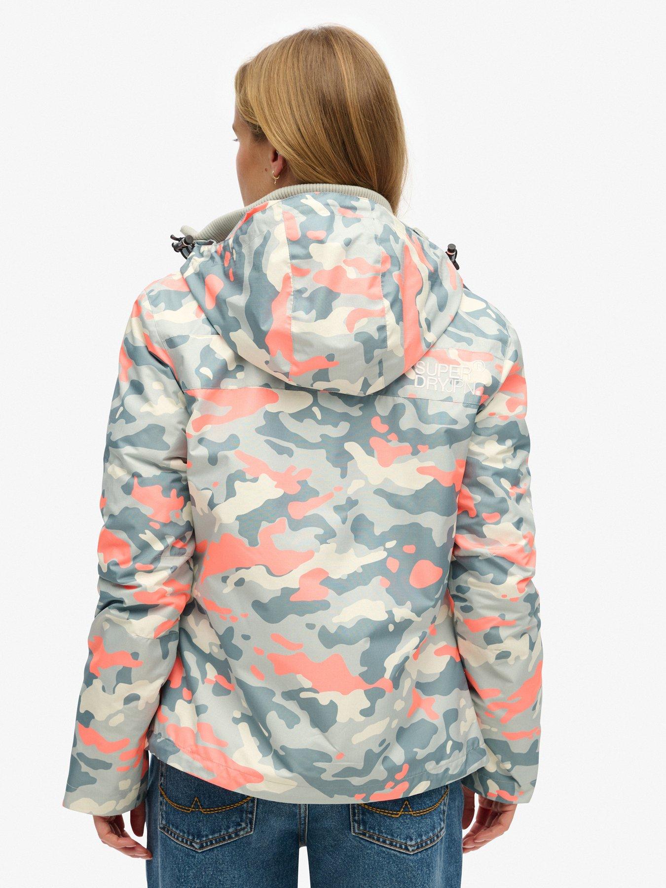 Image 2 of 6 of Superdry Hooded Mountain Windbreaker Jacket - Purple