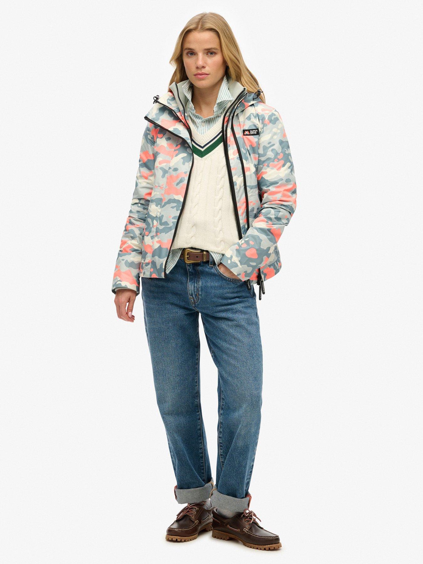 Image 3 of 6 of Superdry Hooded Mountain Windbreaker Jacket - Purple