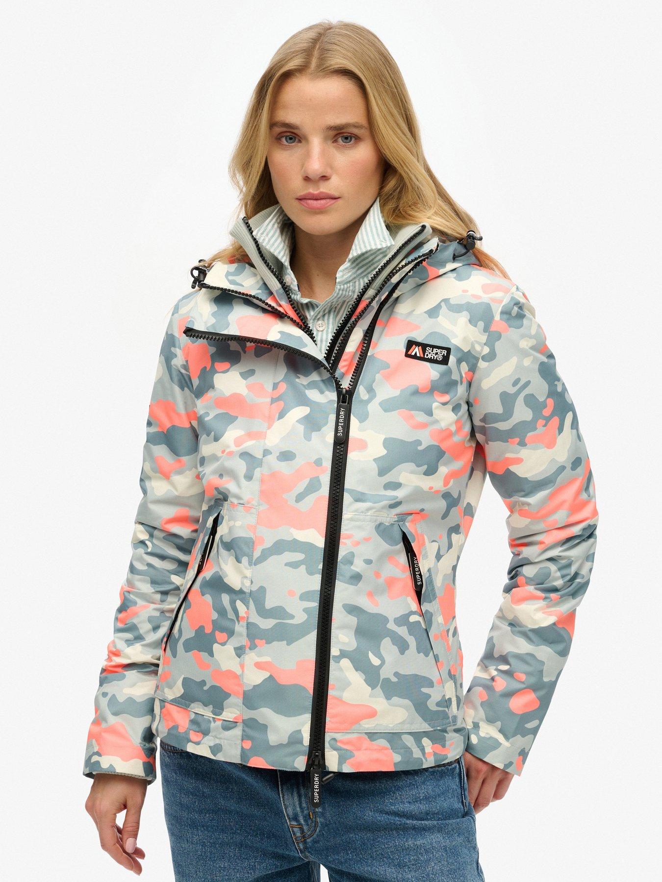 Image 4 of 6 of Superdry Hooded Mountain Windbreaker Jacket - Purple