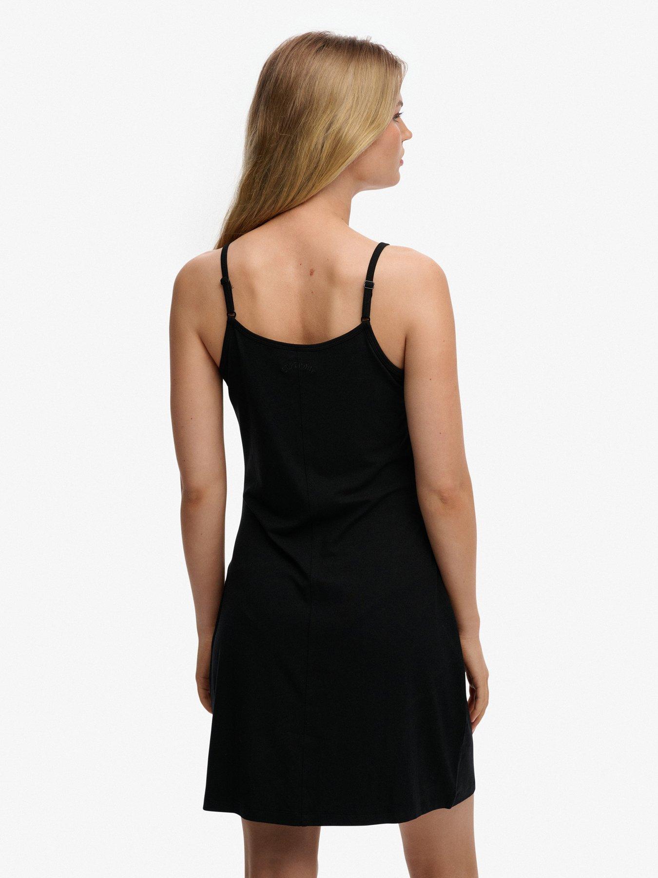 Image 2 of 6 of Superdry Mini Jersey Cami Dress