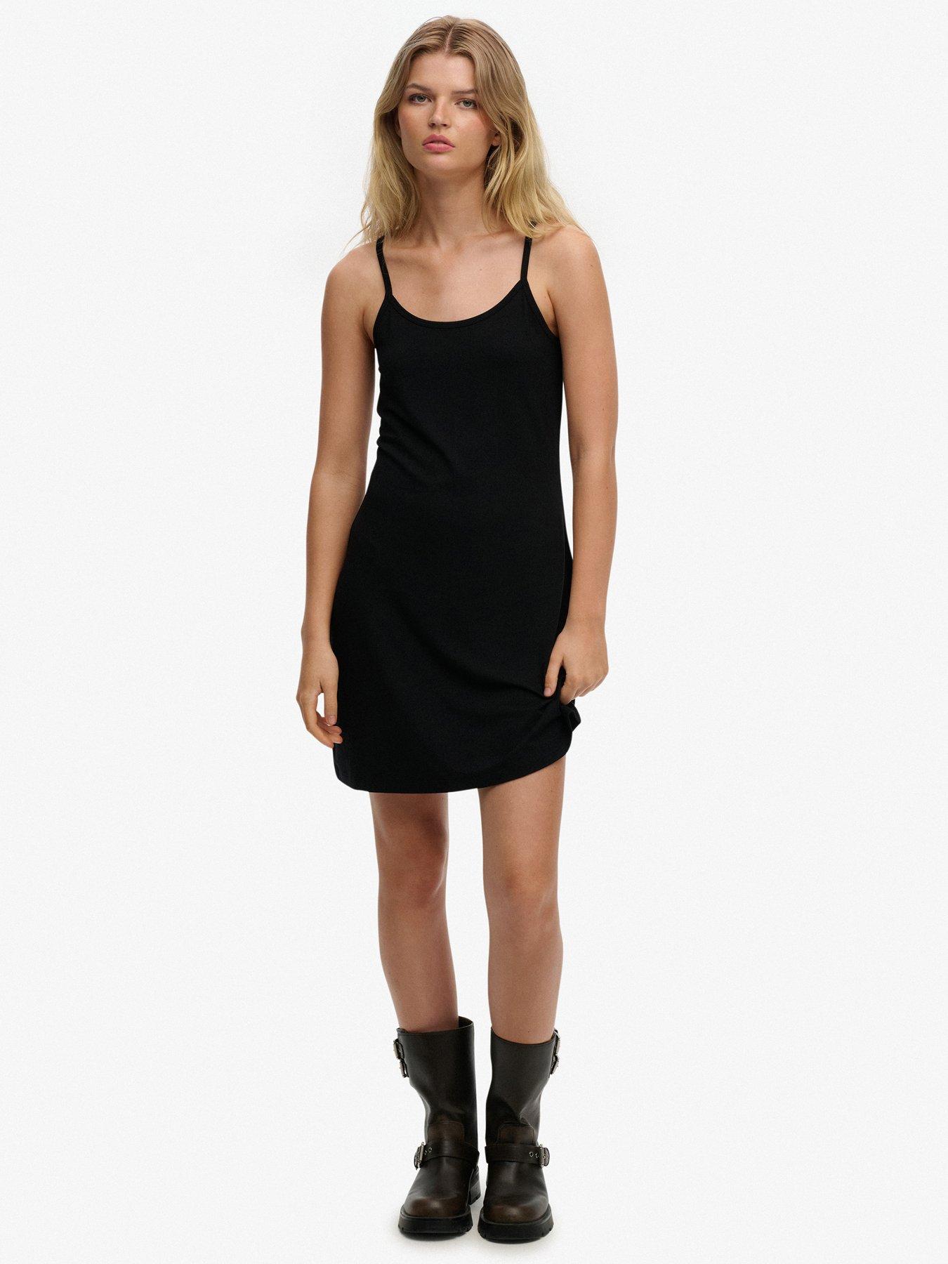 Image 3 of 6 of Superdry Mini Jersey Cami Dress