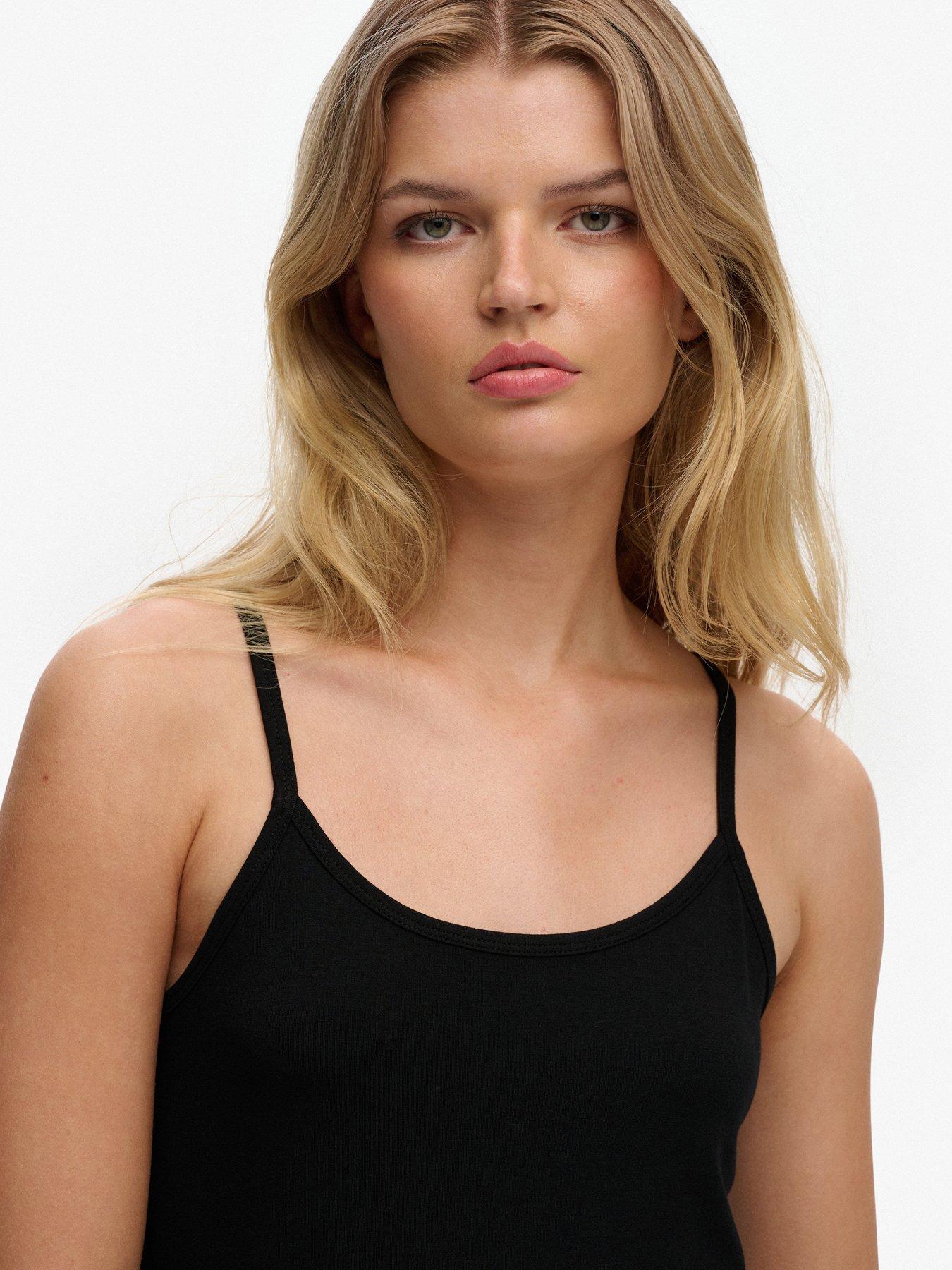 Image 5 of 6 of Superdry Mini Jersey Cami Dress