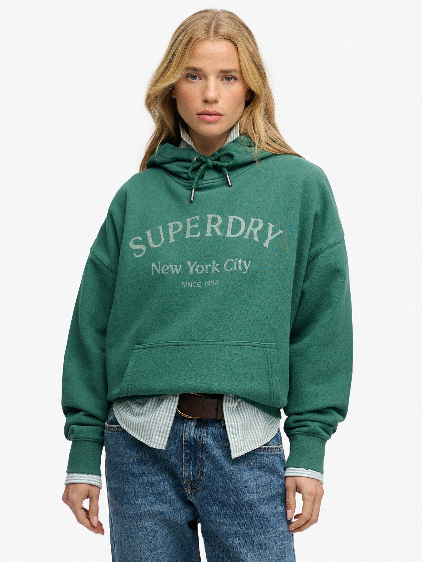 Image 1 of 6 of Superdry Luxe Casual Relaxed Hood