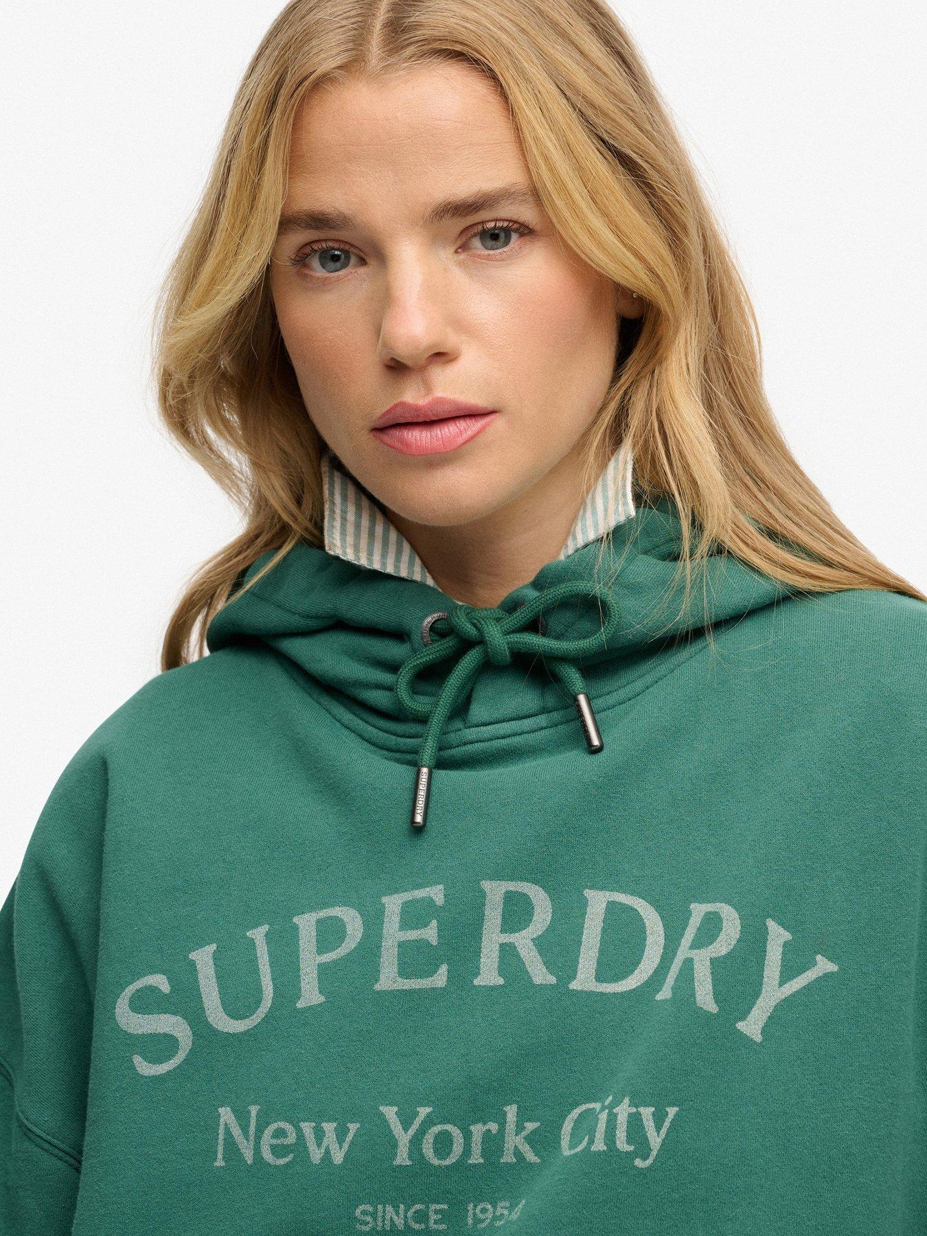 Image 4 of 6 of Superdry Luxe Casual Relaxed Hood