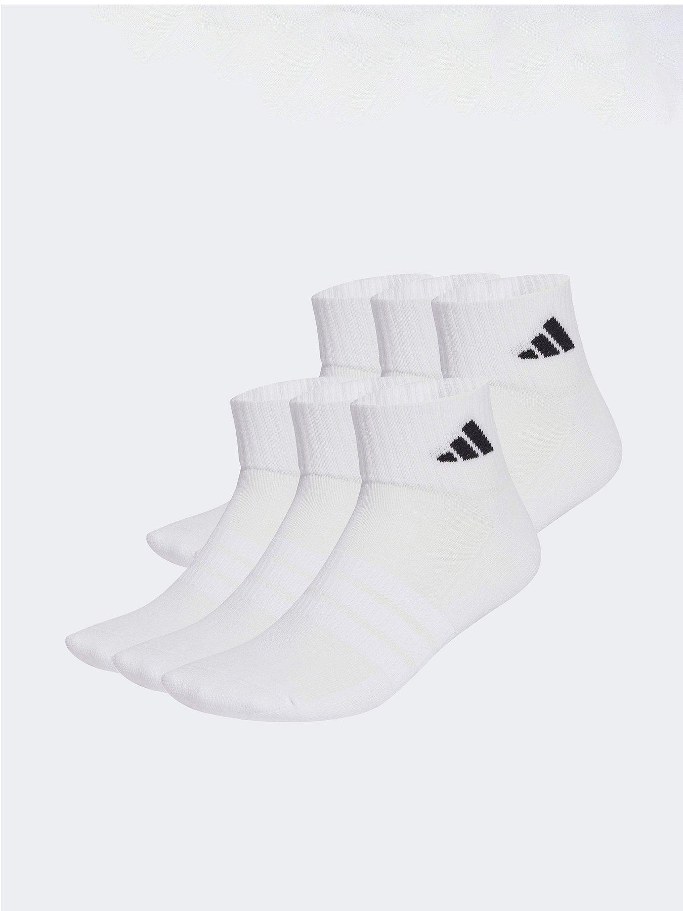 Image 1 of 4 of adidas Sportswear Mens Essentials Ankle Socks 6p - White