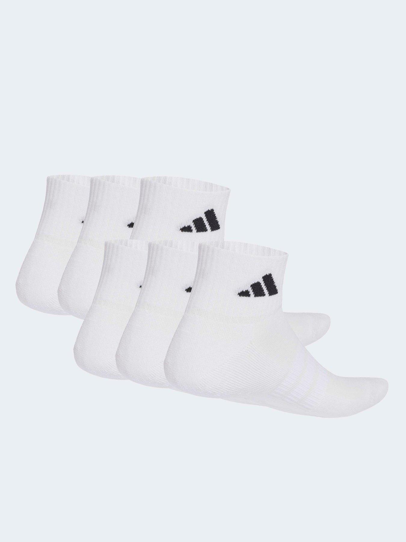 Image 2 of 4 of adidas Sportswear Mens Essentials Ankle Socks 6p - White