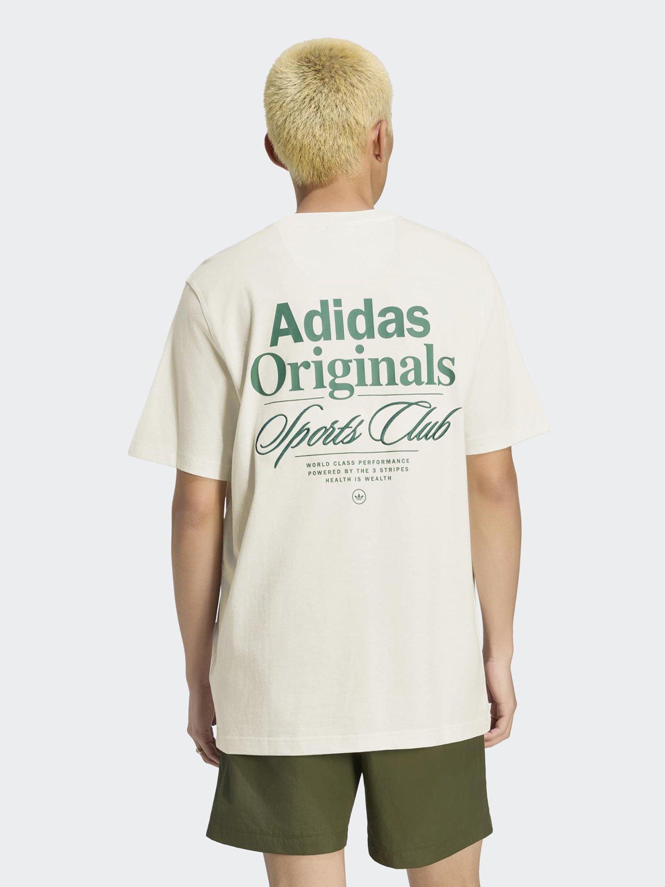 Image 2 of 7 of adidas Originals Mens Graphic Tee - Cream - White