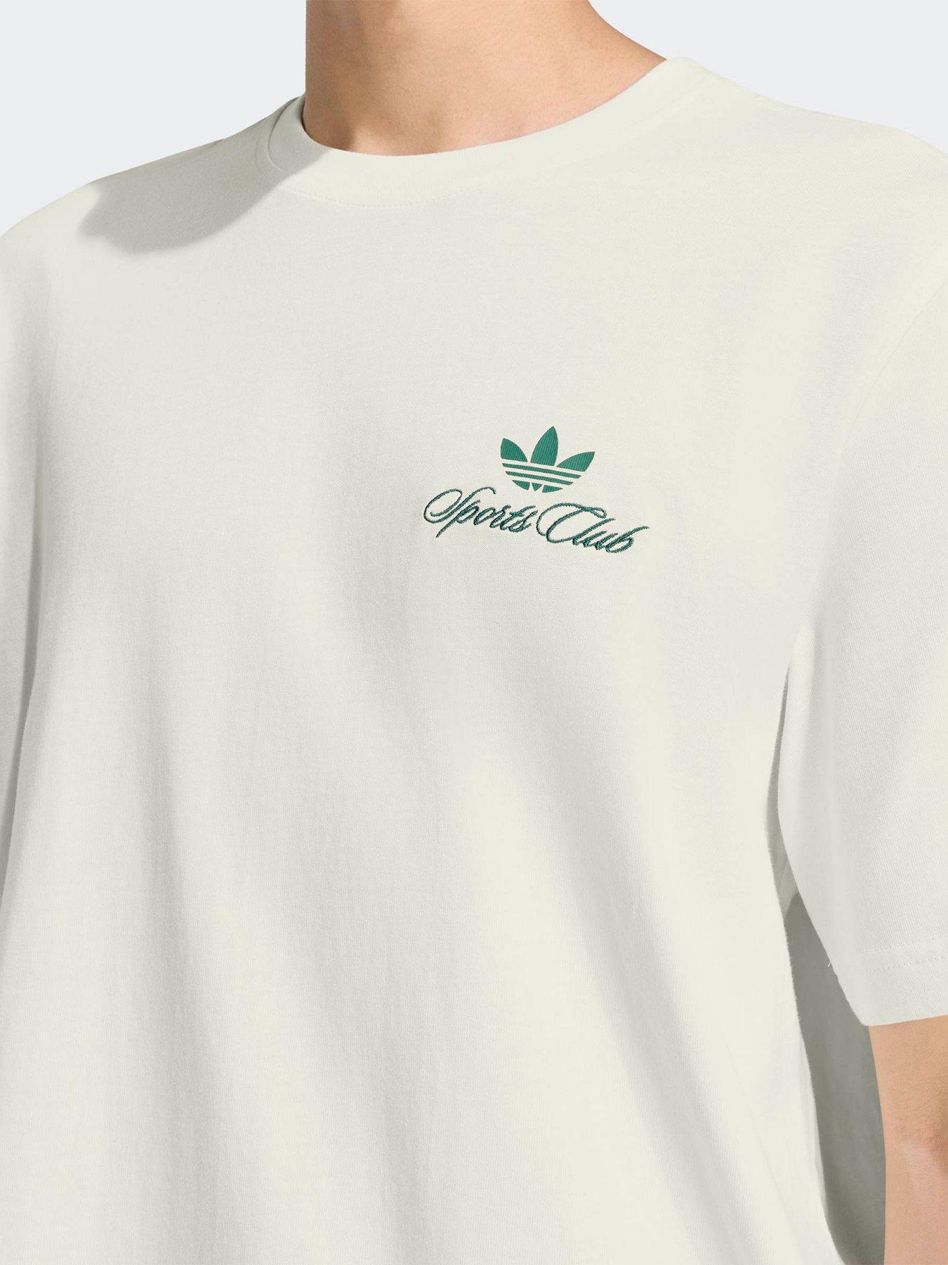 Image 4 of 7 of adidas Originals Mens Graphic Tee - Cream - White