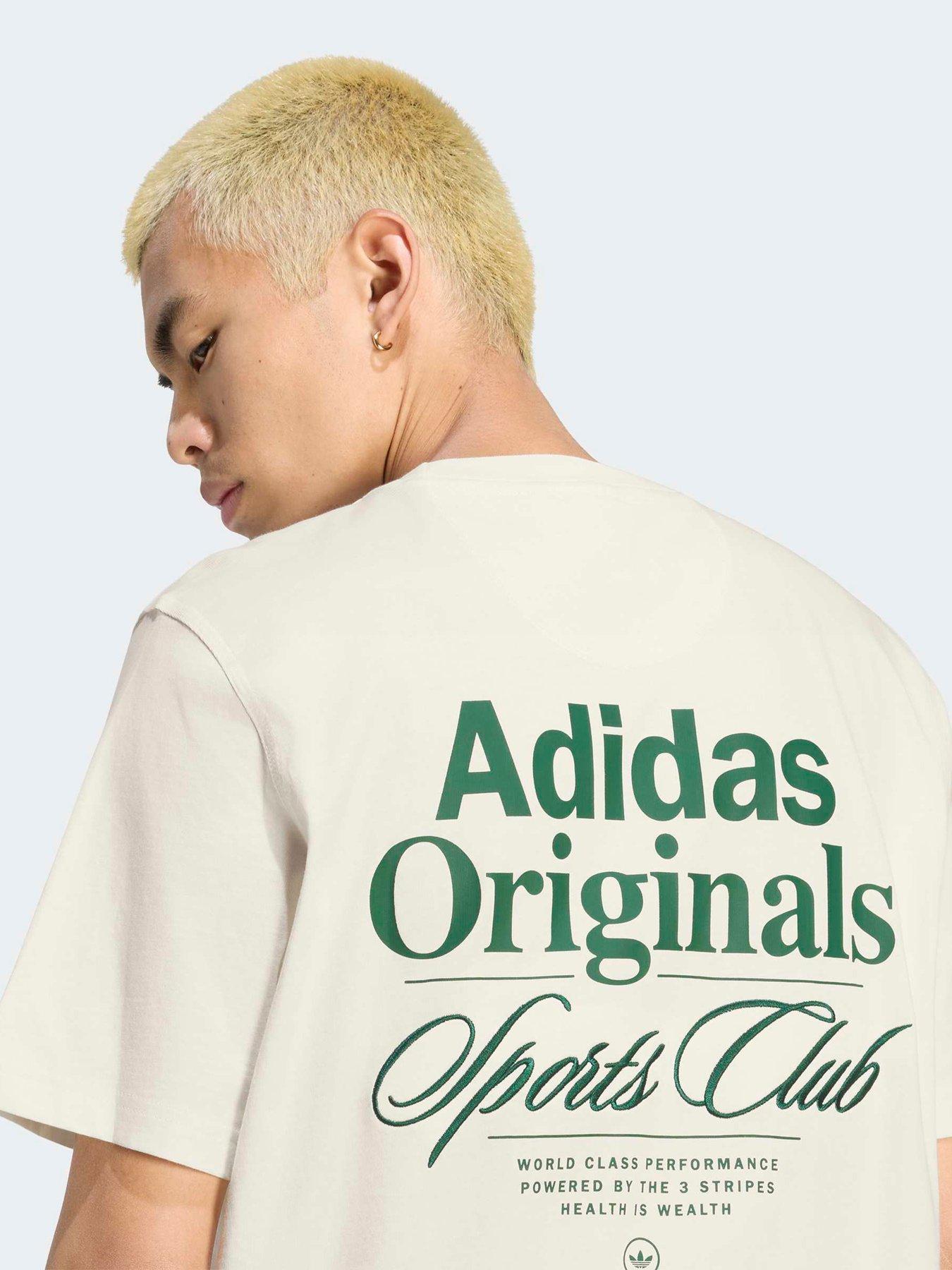 Image 5 of 7 of adidas Originals Mens Graphic Tee - Cream - White