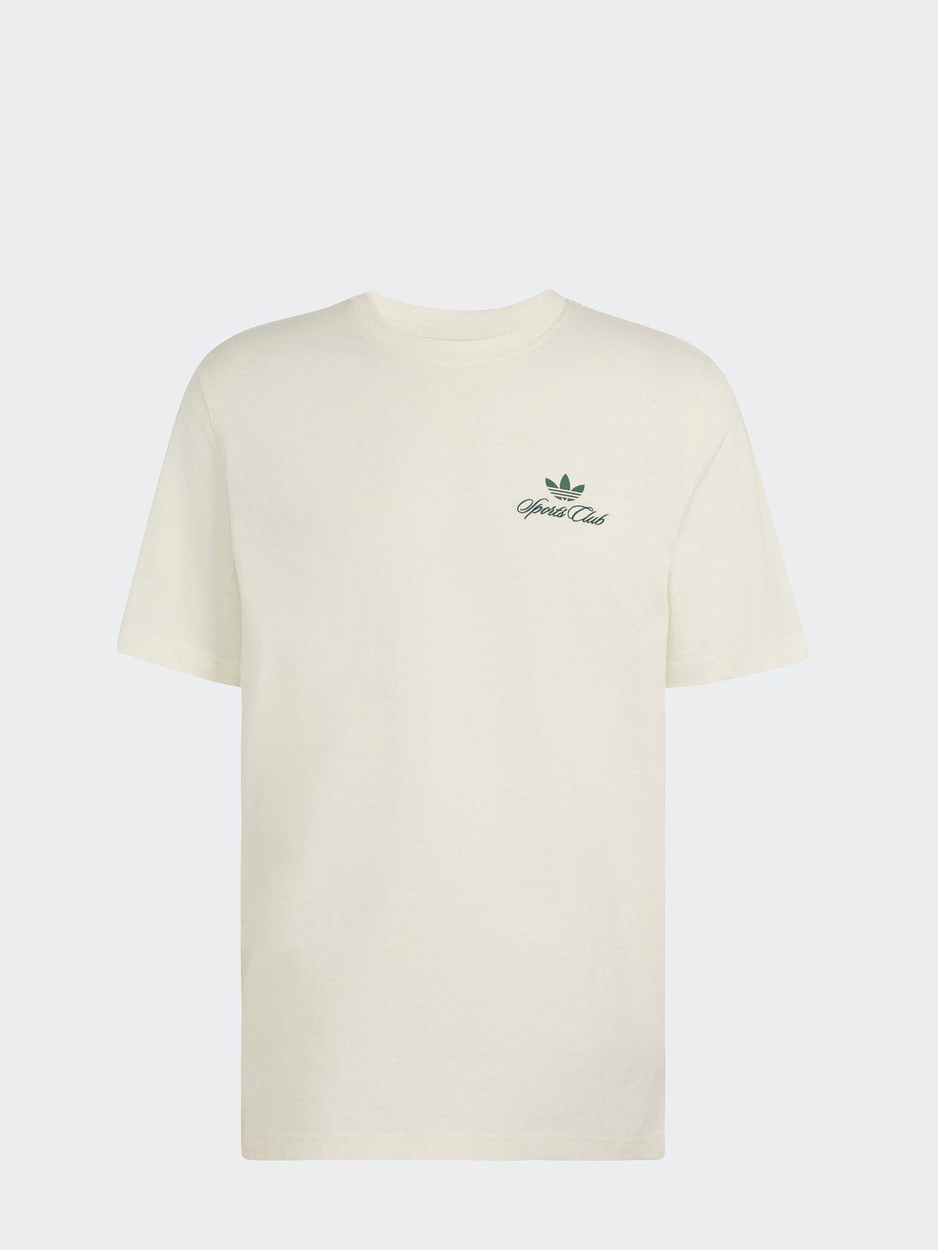 Image 6 of 7 of adidas Originals Mens Graphic Tee - Cream - White