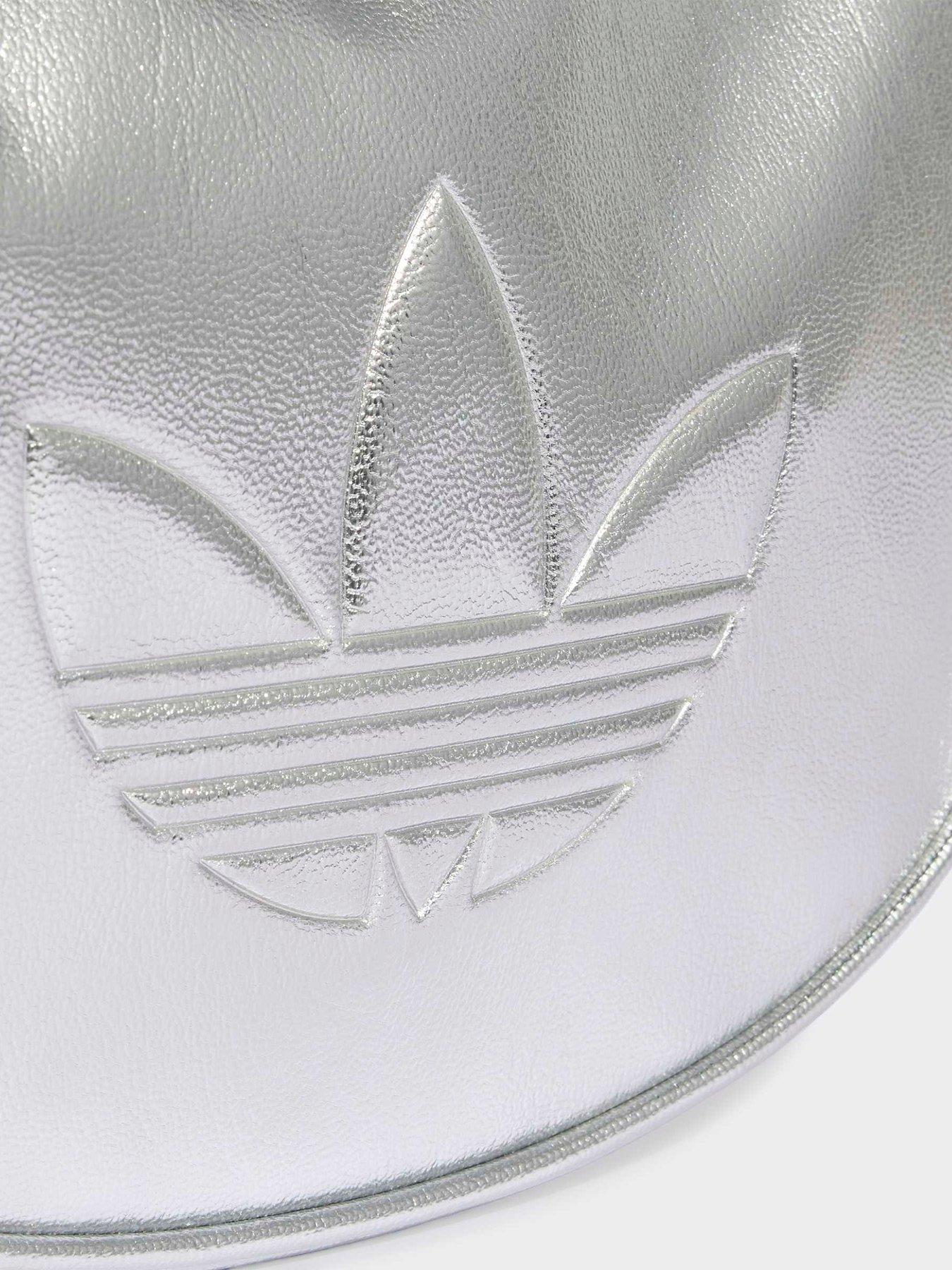 Image 5 of 5 of adidas Originals Adicolor Half Crescent Metallic Bag - Silver
