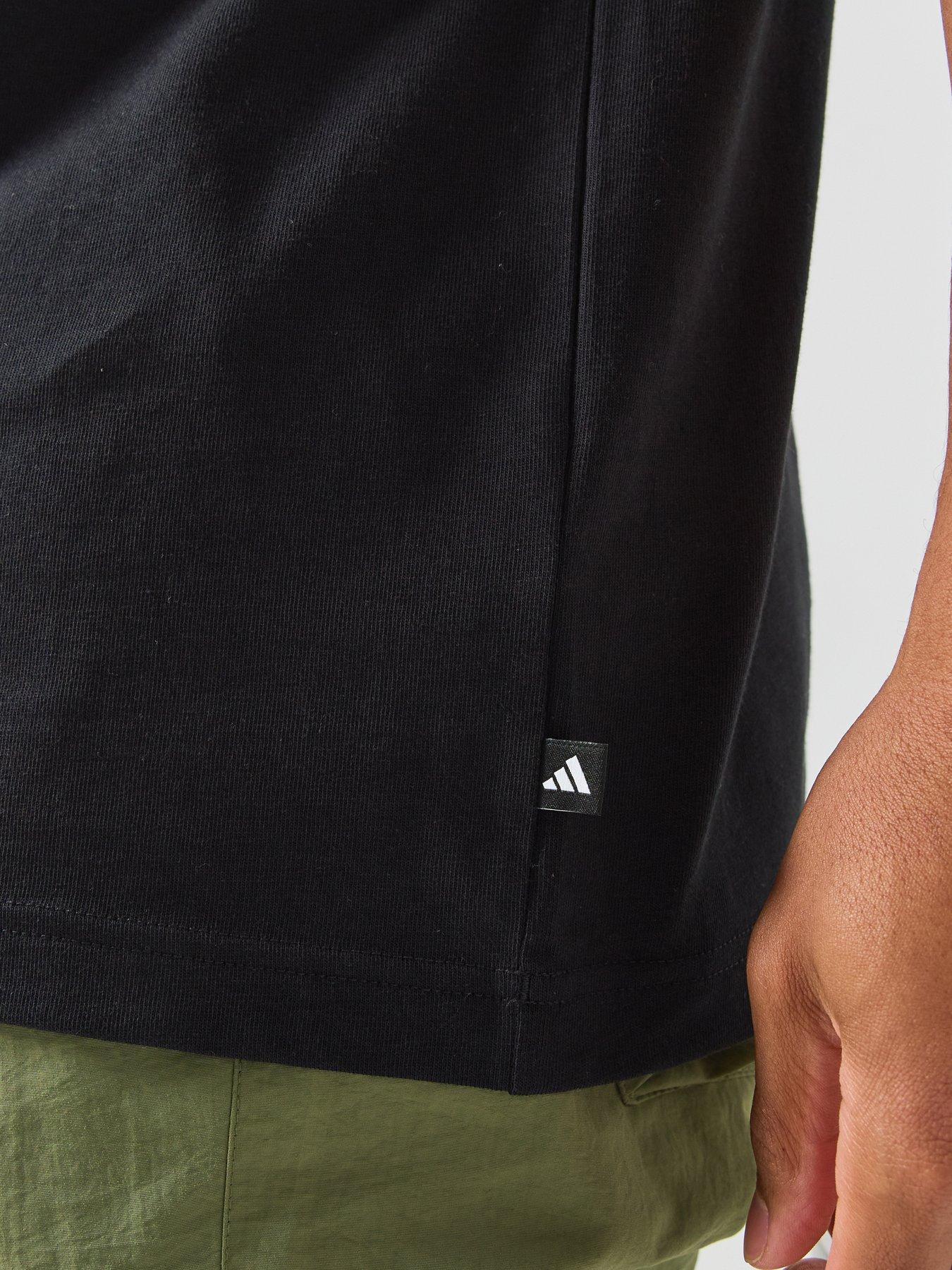 Image 6 of 7 of adidas Sportswear Mens Icon Tee - Black