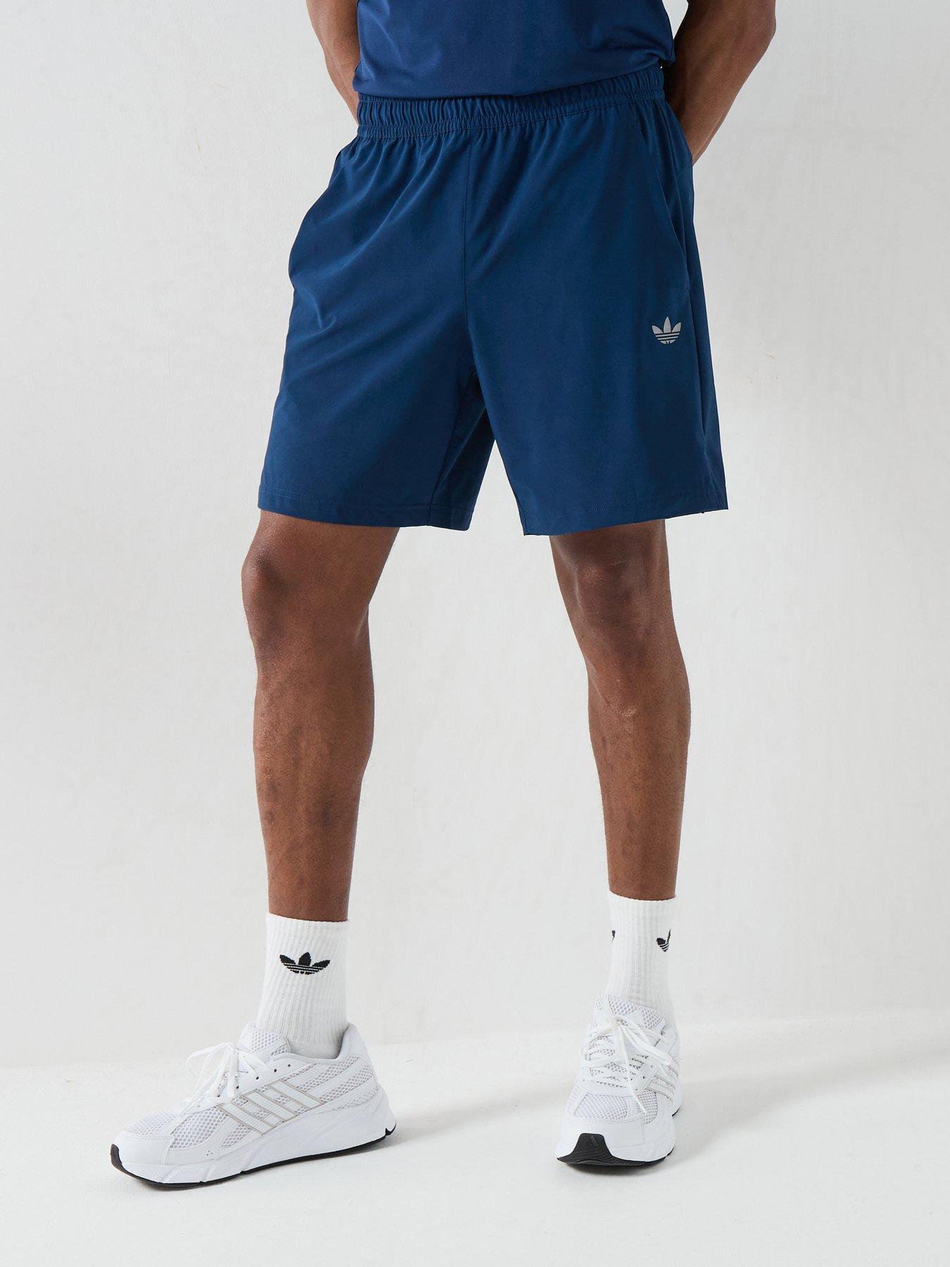 adidas Originals Mens Tech Essentials Woven Short - Blue