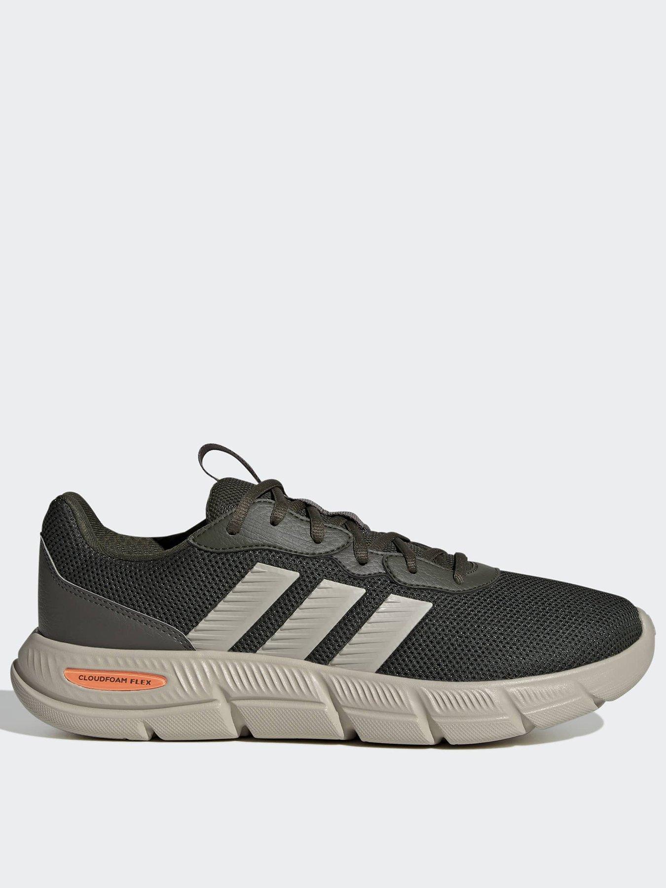 adidas Sportswear Mens Cloudfoam Flex Lace Trainers - Green