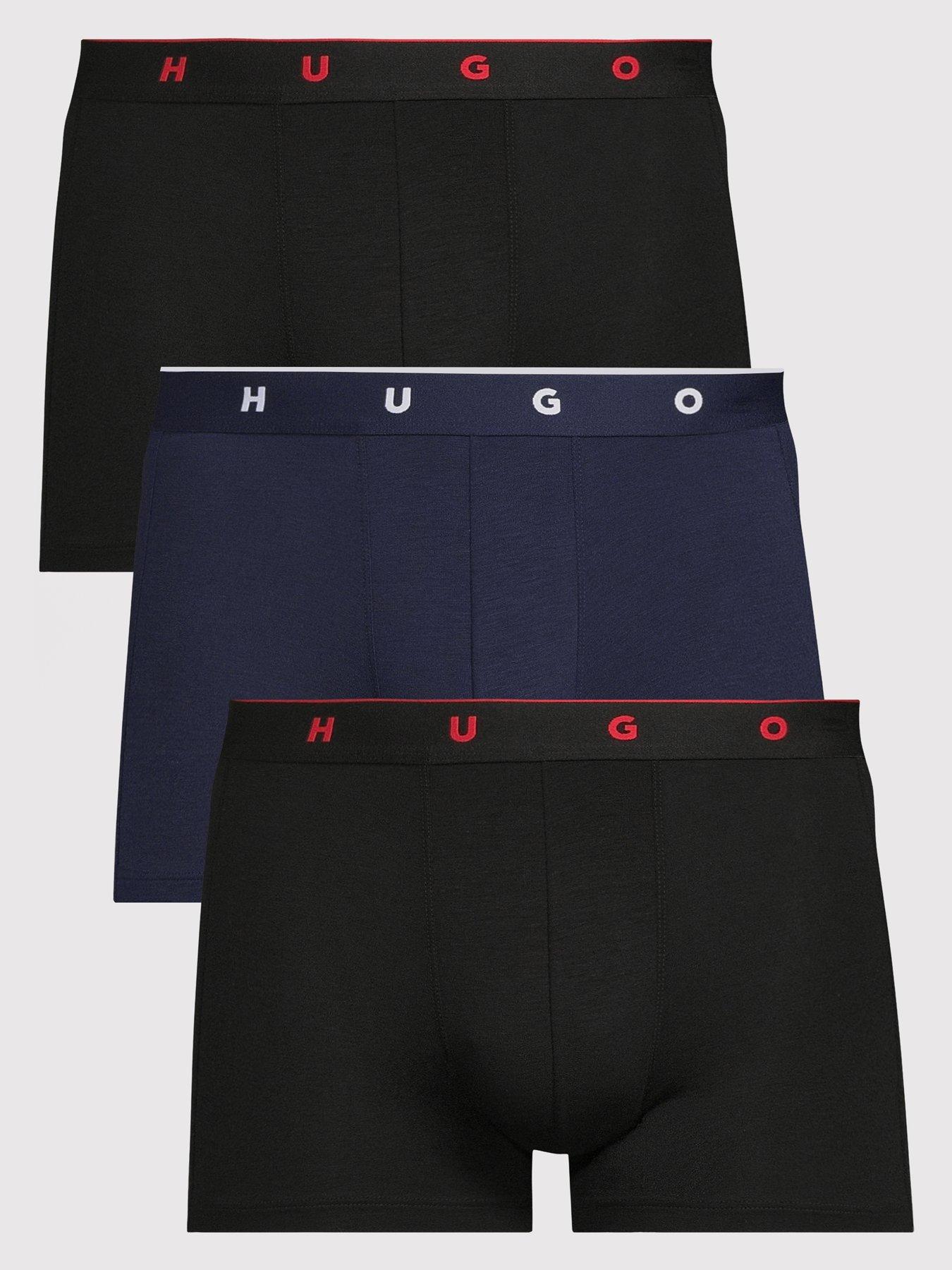 Image 1 of 3 of HUGO Bodywear&nbsp;3 Pack Trunks - Assorted