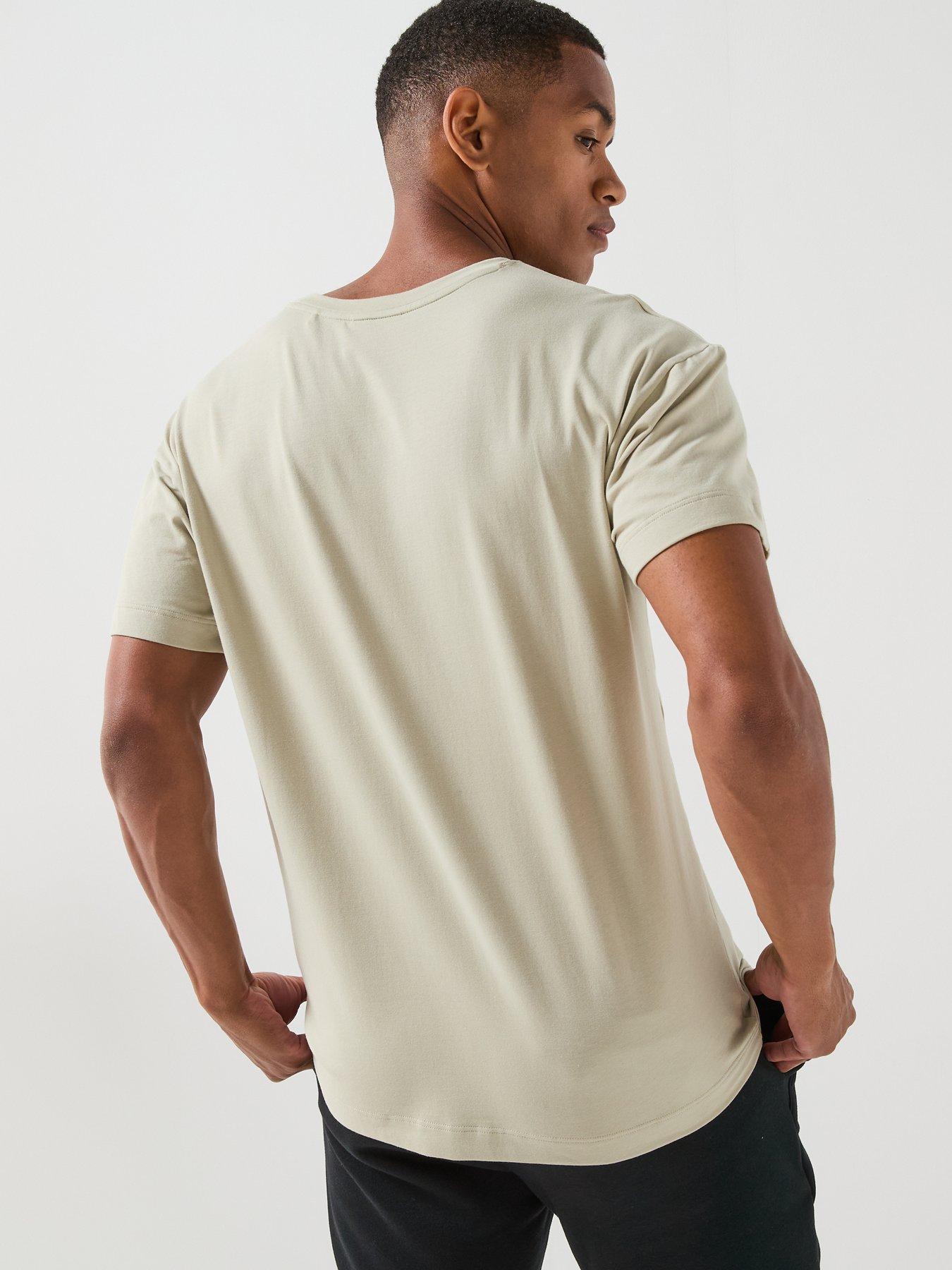 Image 2 of 6 of HUGO Bodywear Laze Relaxed Fit Loungewear T-Shirt - Beige