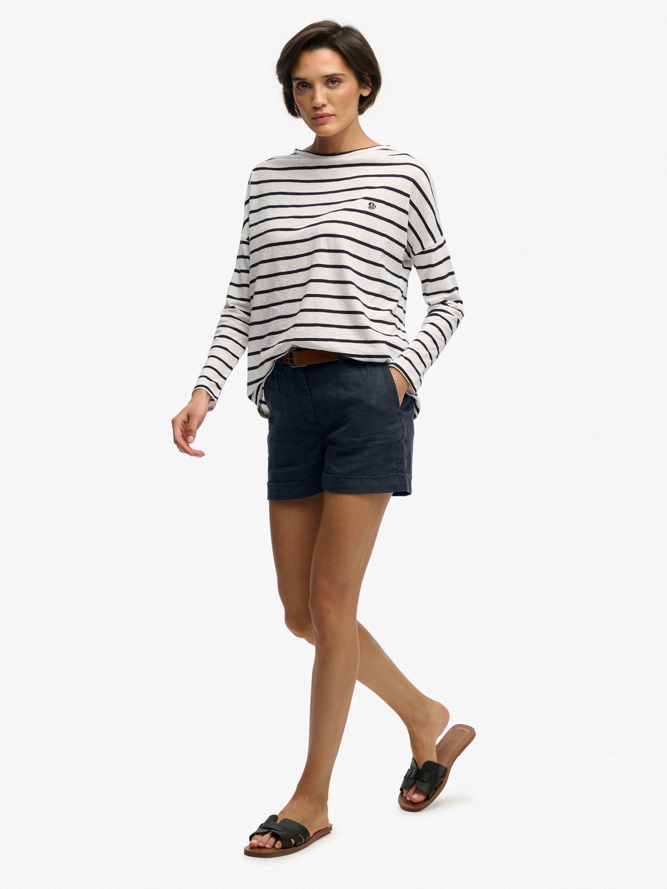 Image 5 of 7 of Superdry Mid Rise Linen Short
