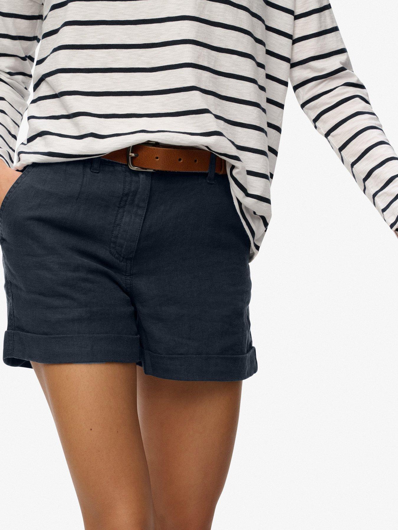 Image 6 of 7 of Superdry Mid Rise Linen Short