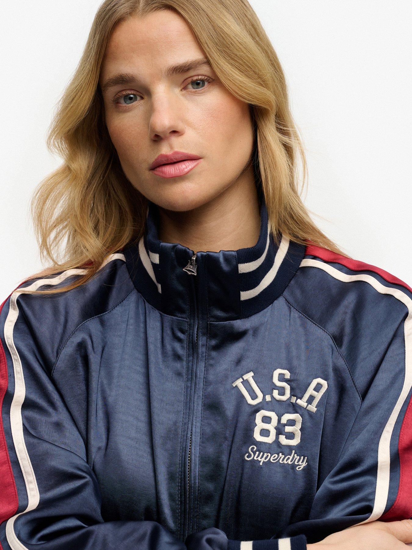 Image 4 of 6 of Superdry Suika Track Jacket - Navy