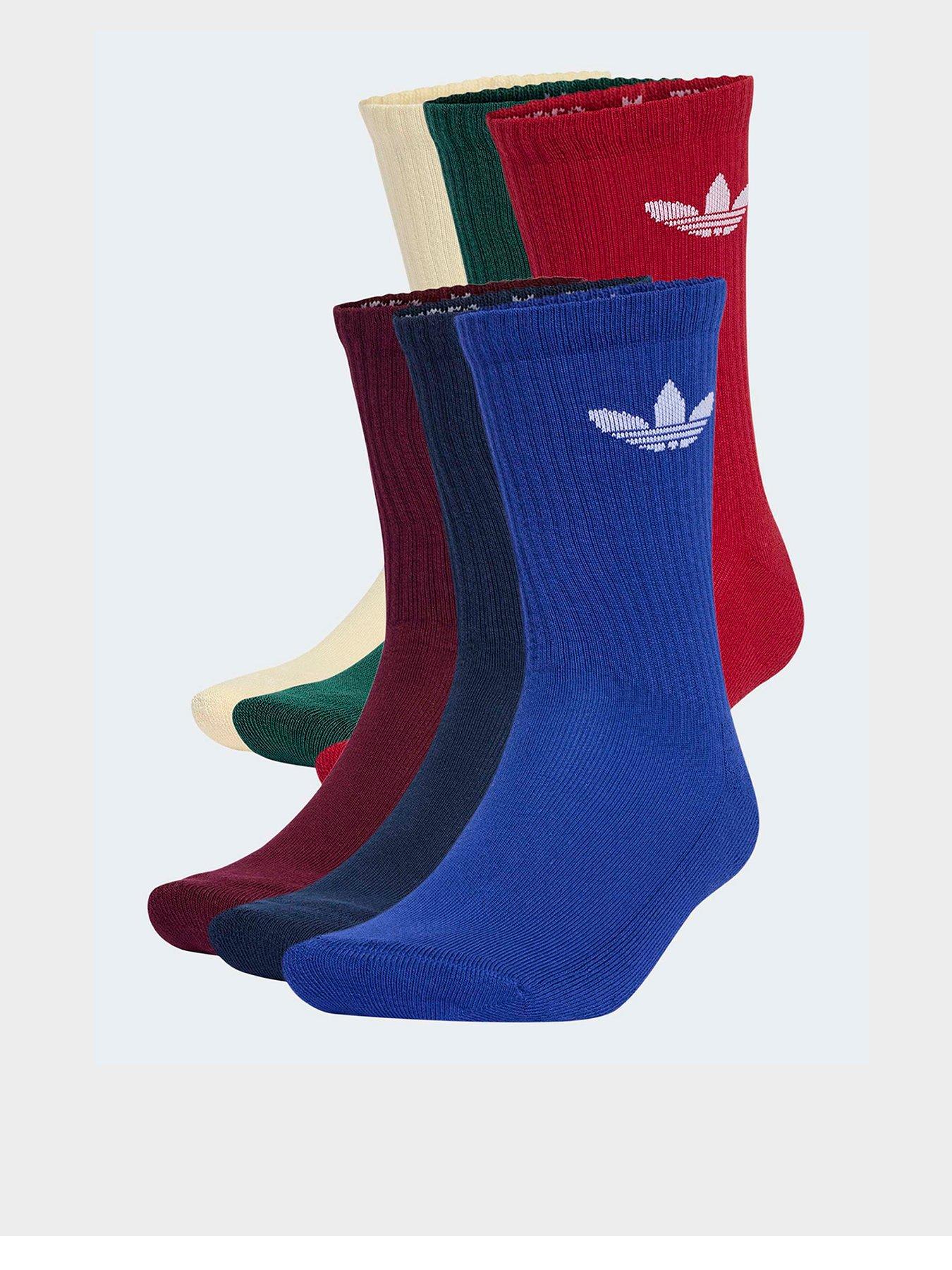 Image 1 of 4 of adidas Originals Unisex Crew Socks 6 Pack - Multi