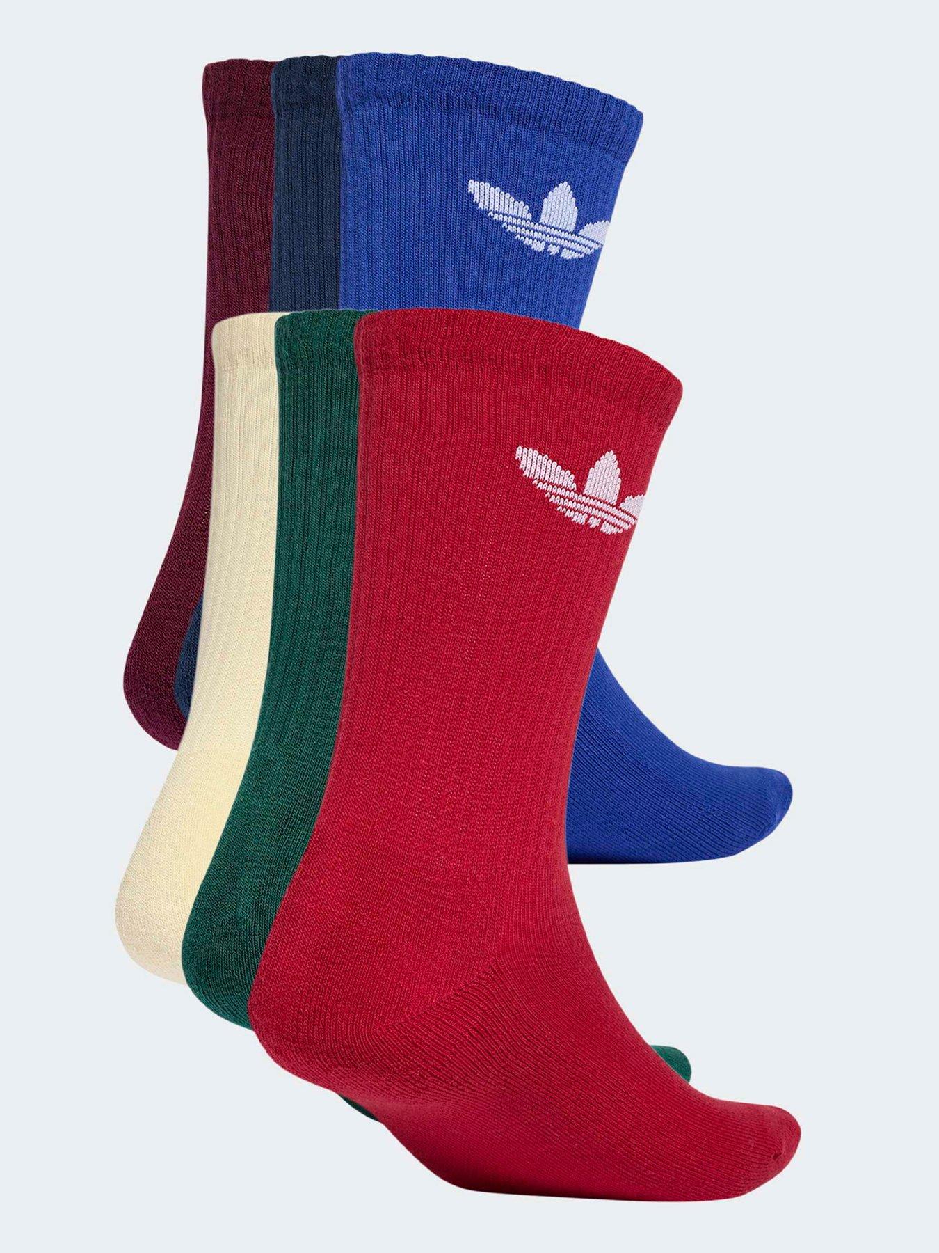 Image 2 of 4 of adidas Originals Unisex Crew Socks 6 Pack - Multi