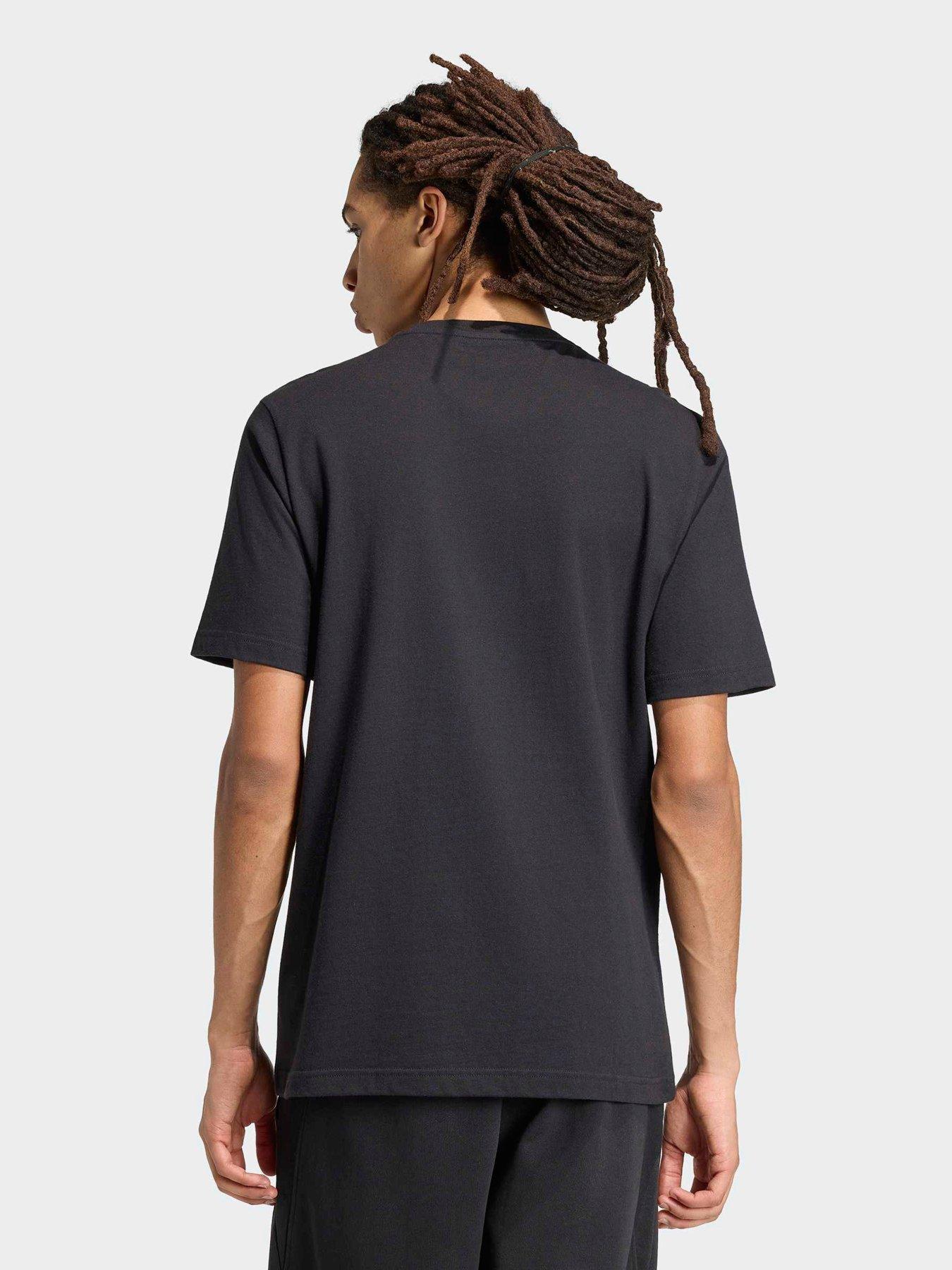 Image 2 of 6 of adidas Sportswear Mens Outdoor Graphic Outdoor Tee - Black