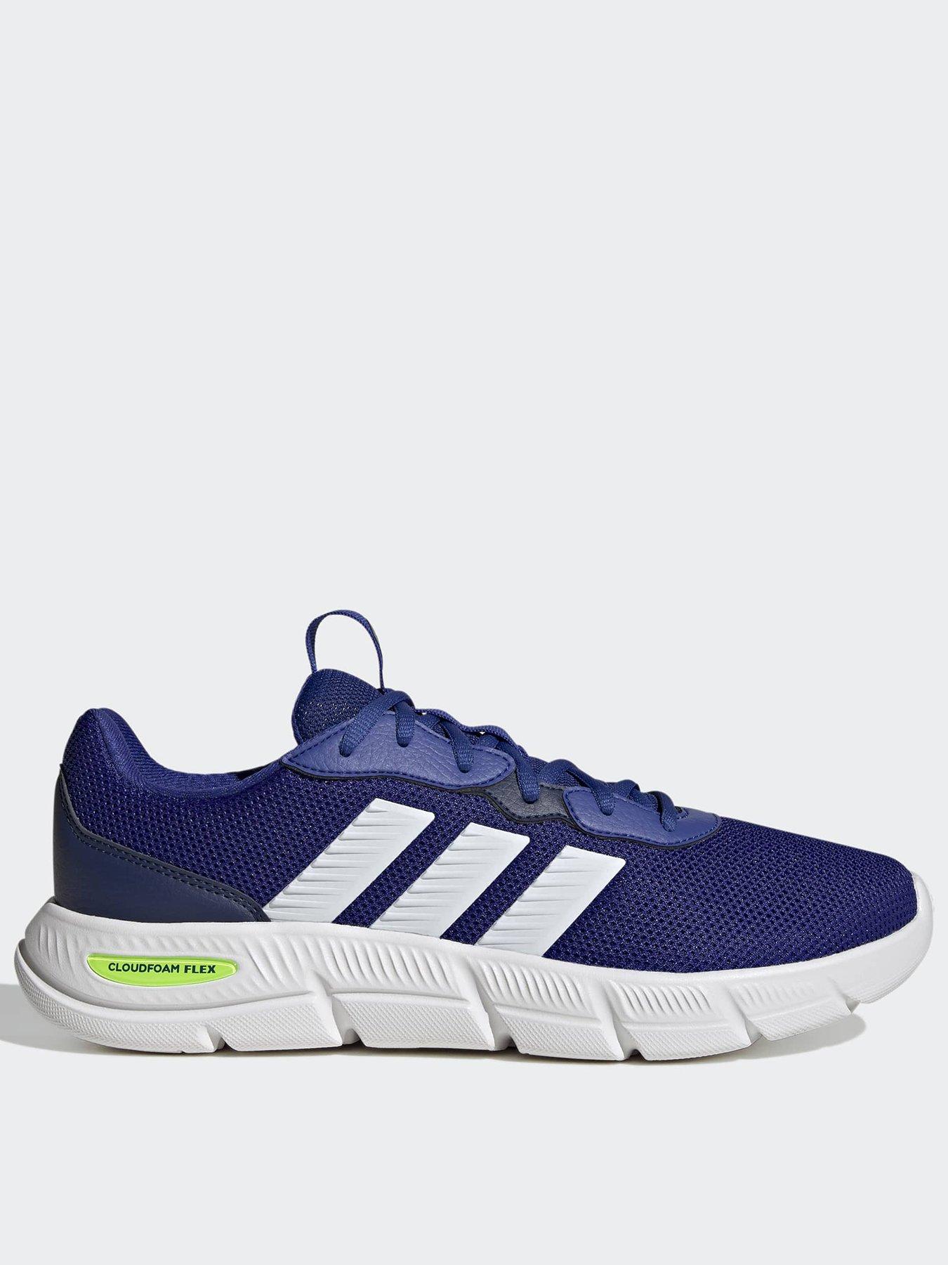 adidas Sportswear Mens Cloudfoam Flex Lace Trainers - Blue