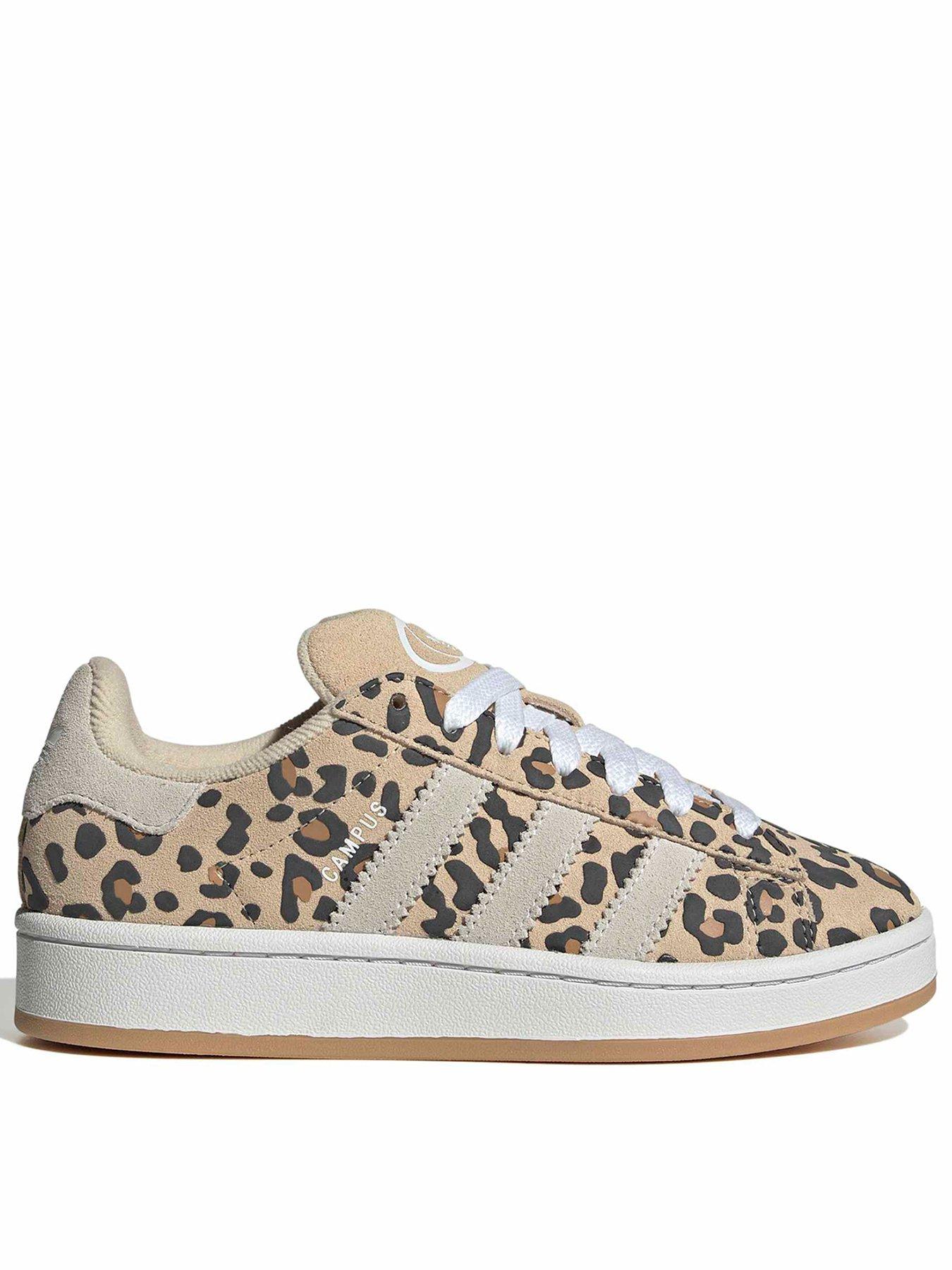adidas Originals Junior Campus 00S Leopard Print Trainers - Beige