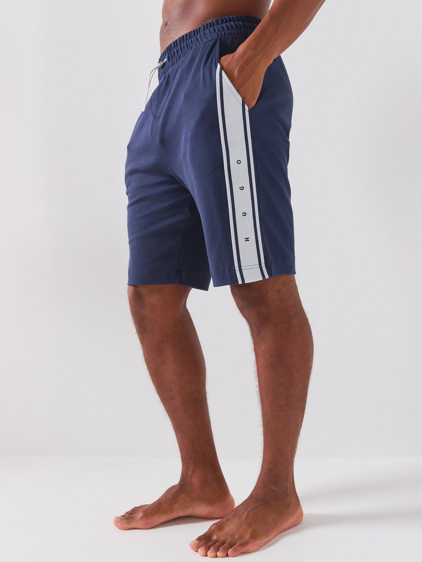 HUGO Bodywear Nautix Spaced Logo Shorts - Navy